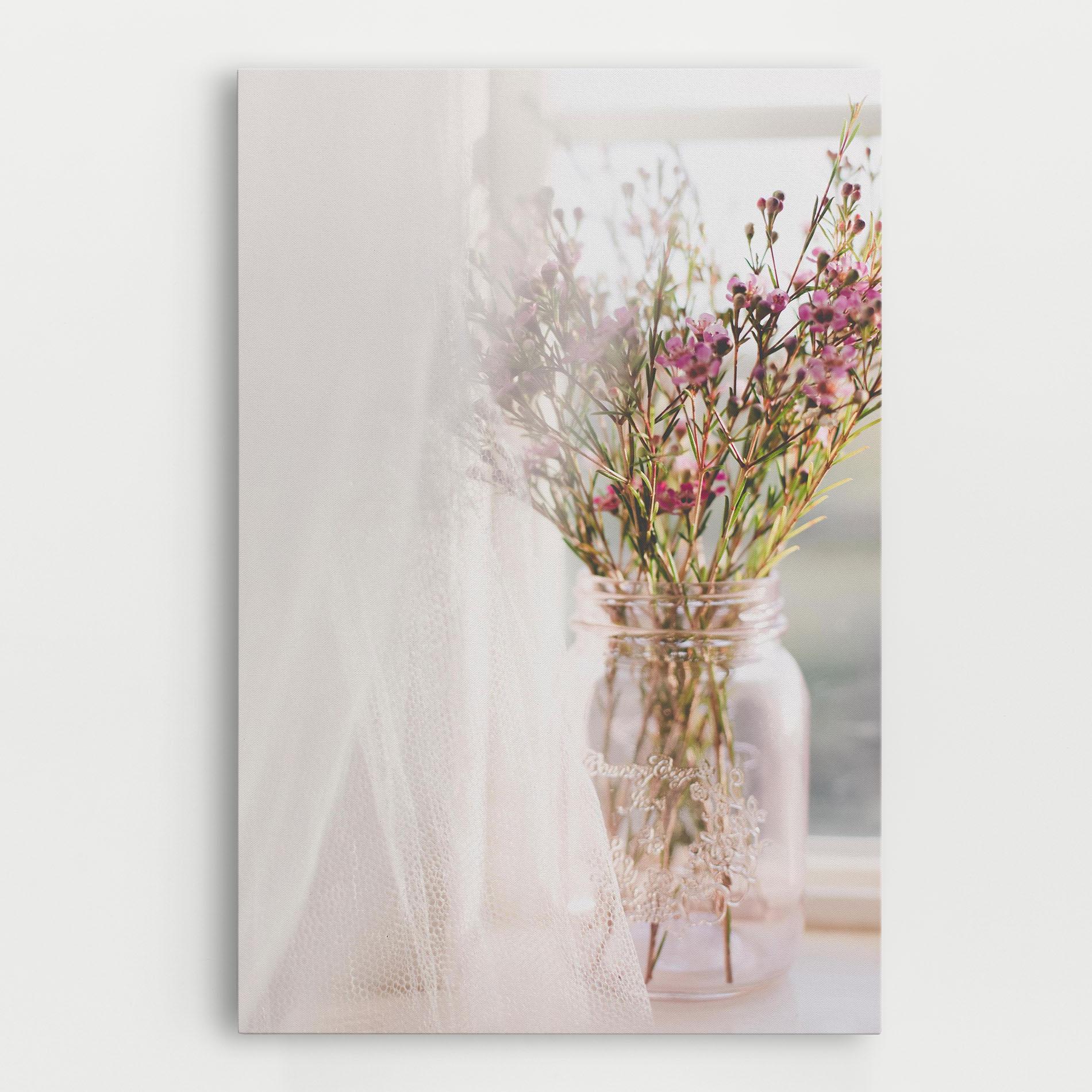 Tablou Canvas Field Flowers Vase mockup 0