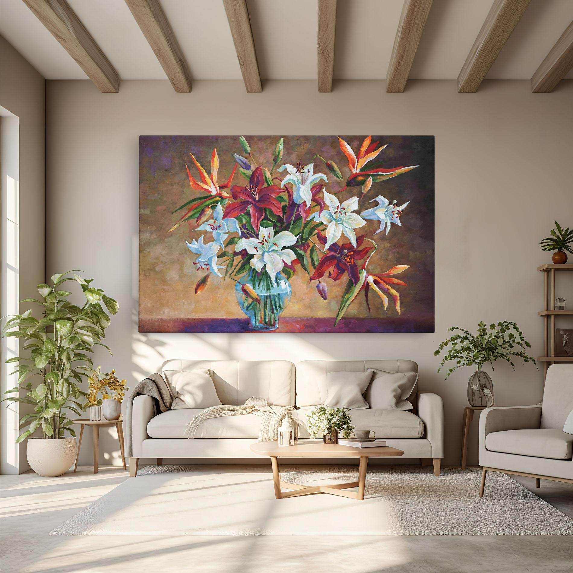 Tablou Canvas Flower Vase mockup 6