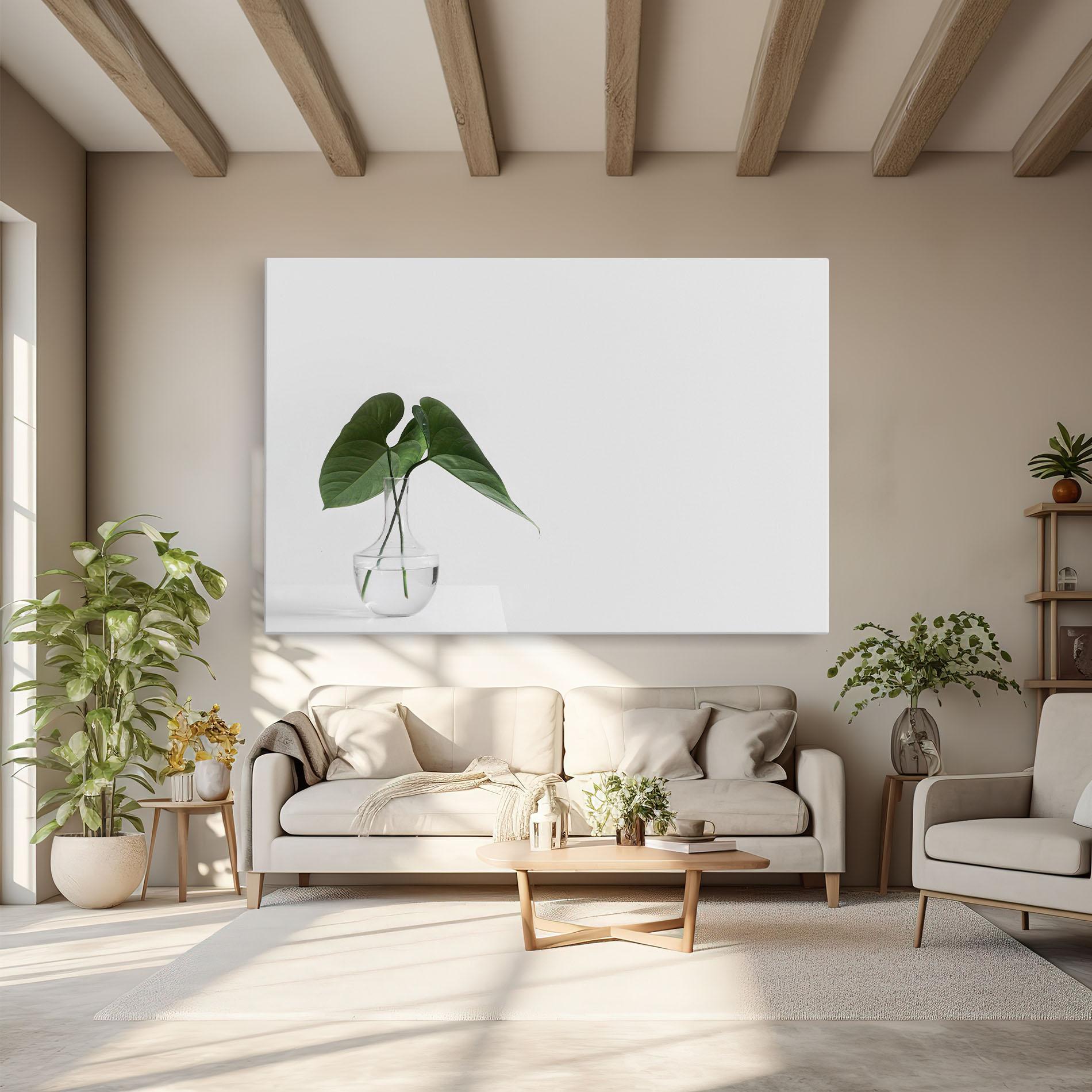 Tablou Canvas White Table Vase mockup 6