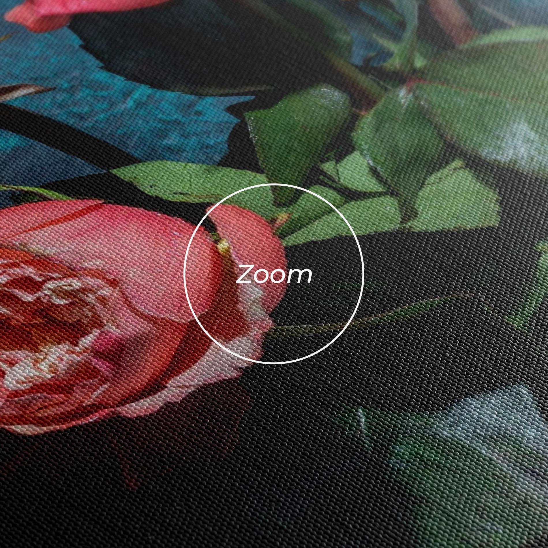 Tablou Canvas Bouquet Roses Vase mockup 3