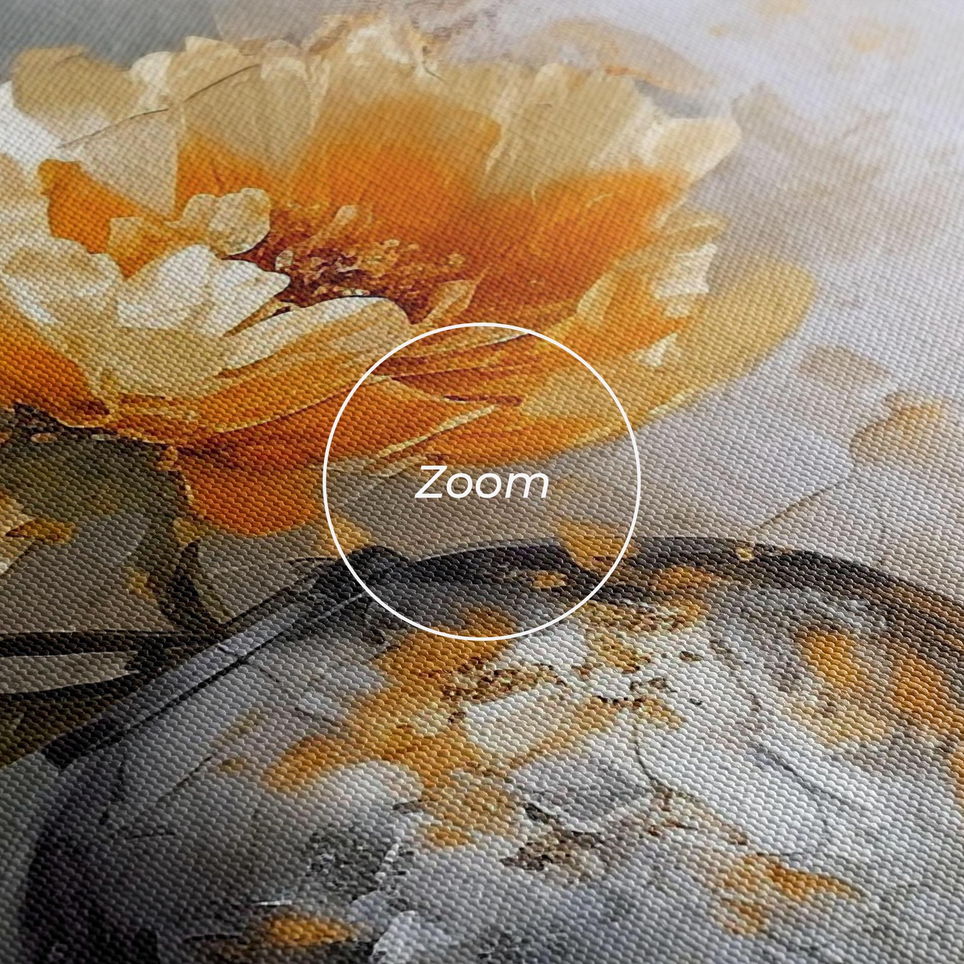 Tablou Canvas Grey Painting Vase mockup 3