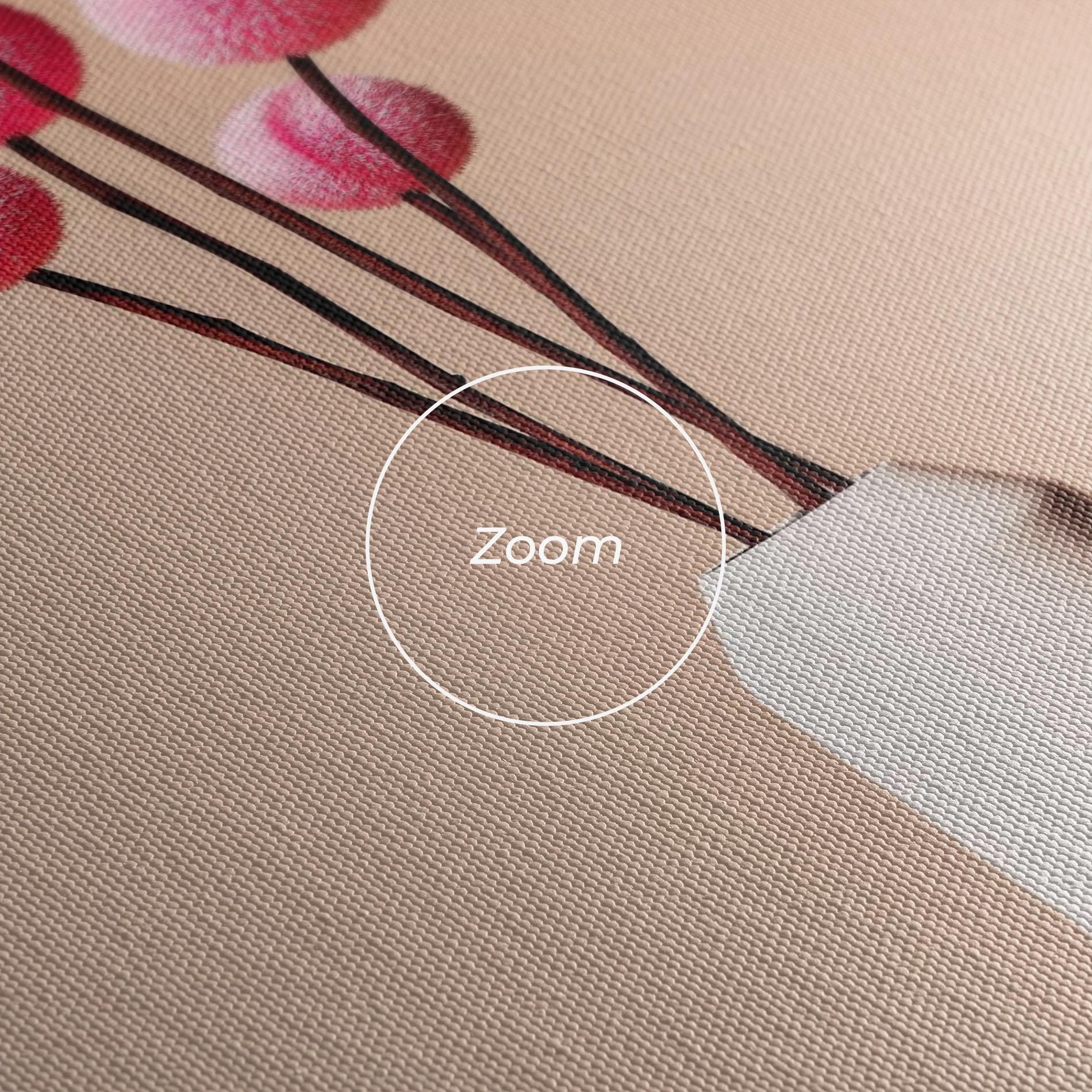 Tablou Canvas Pink Circle Vase mockup 3