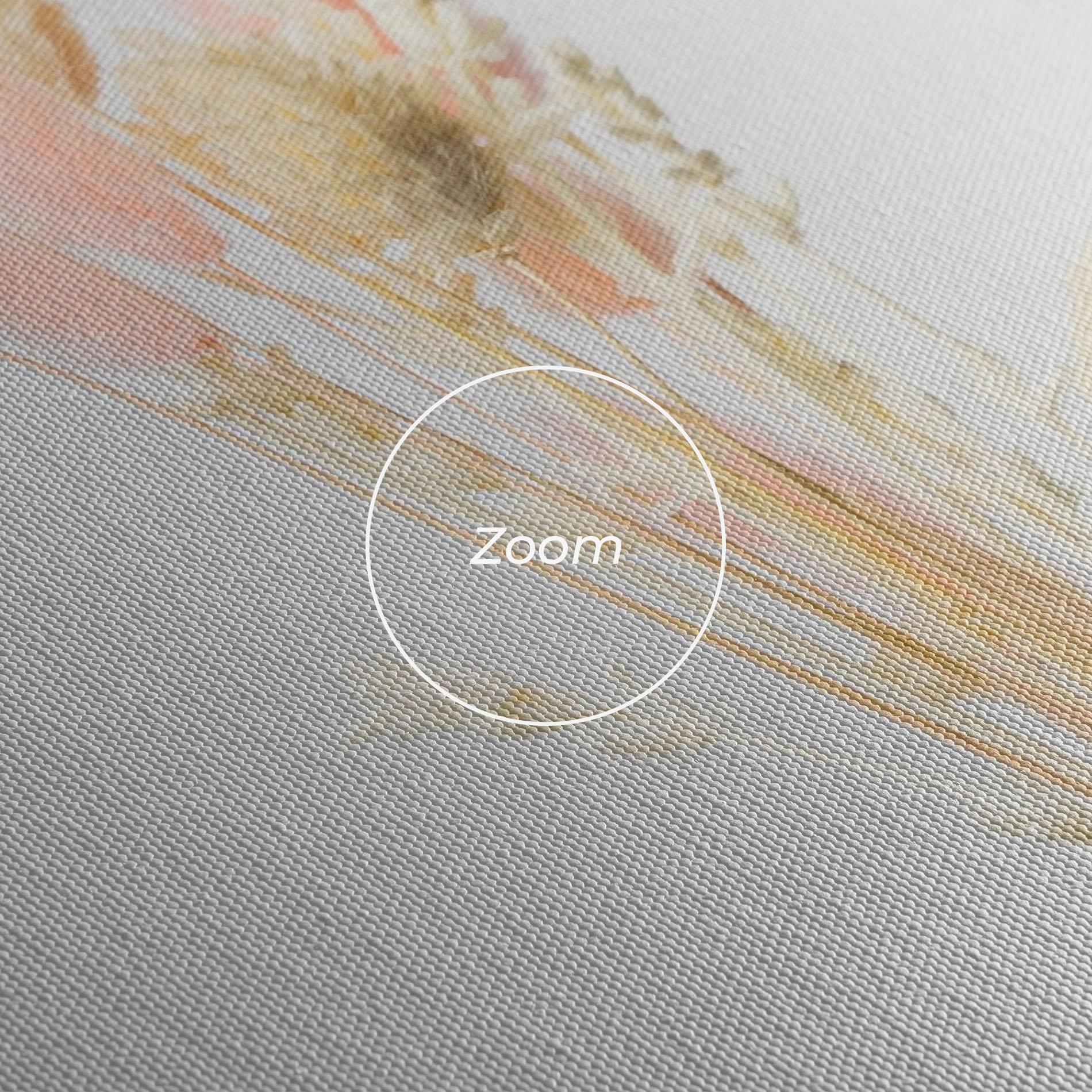 Tablou Canvas Pink Cream Flower Vase mockup 3