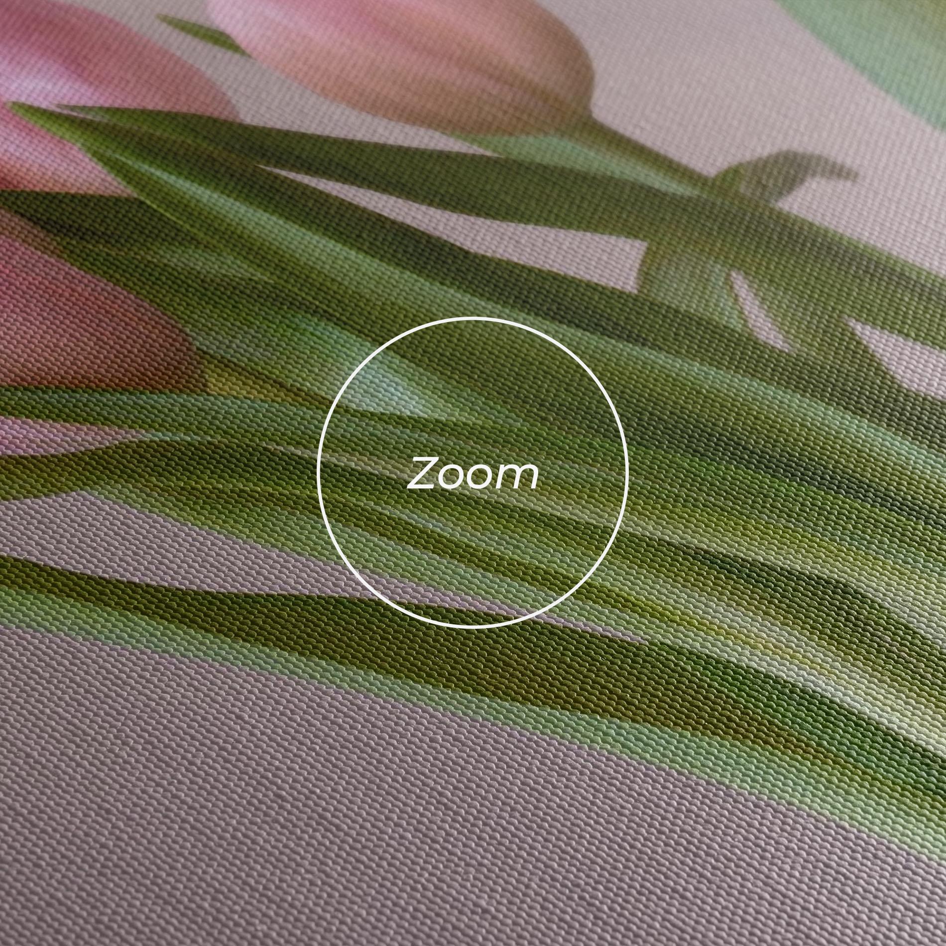 Tablou Canvas Pink Tulips Vase mockup 3