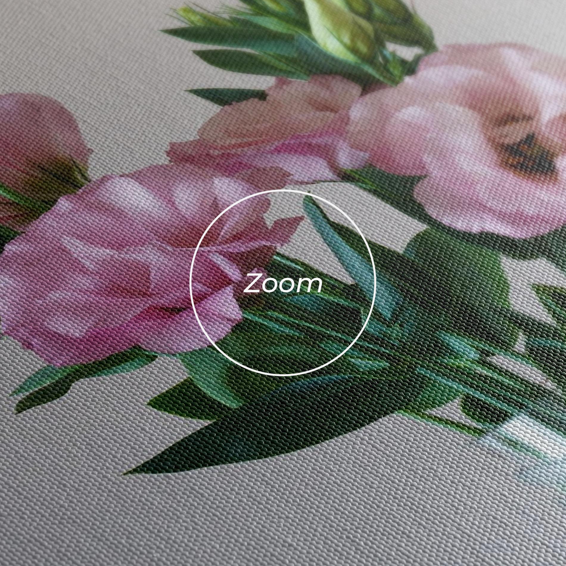 Tablou Canvas Pretty Pink Flower Vase mockup 3