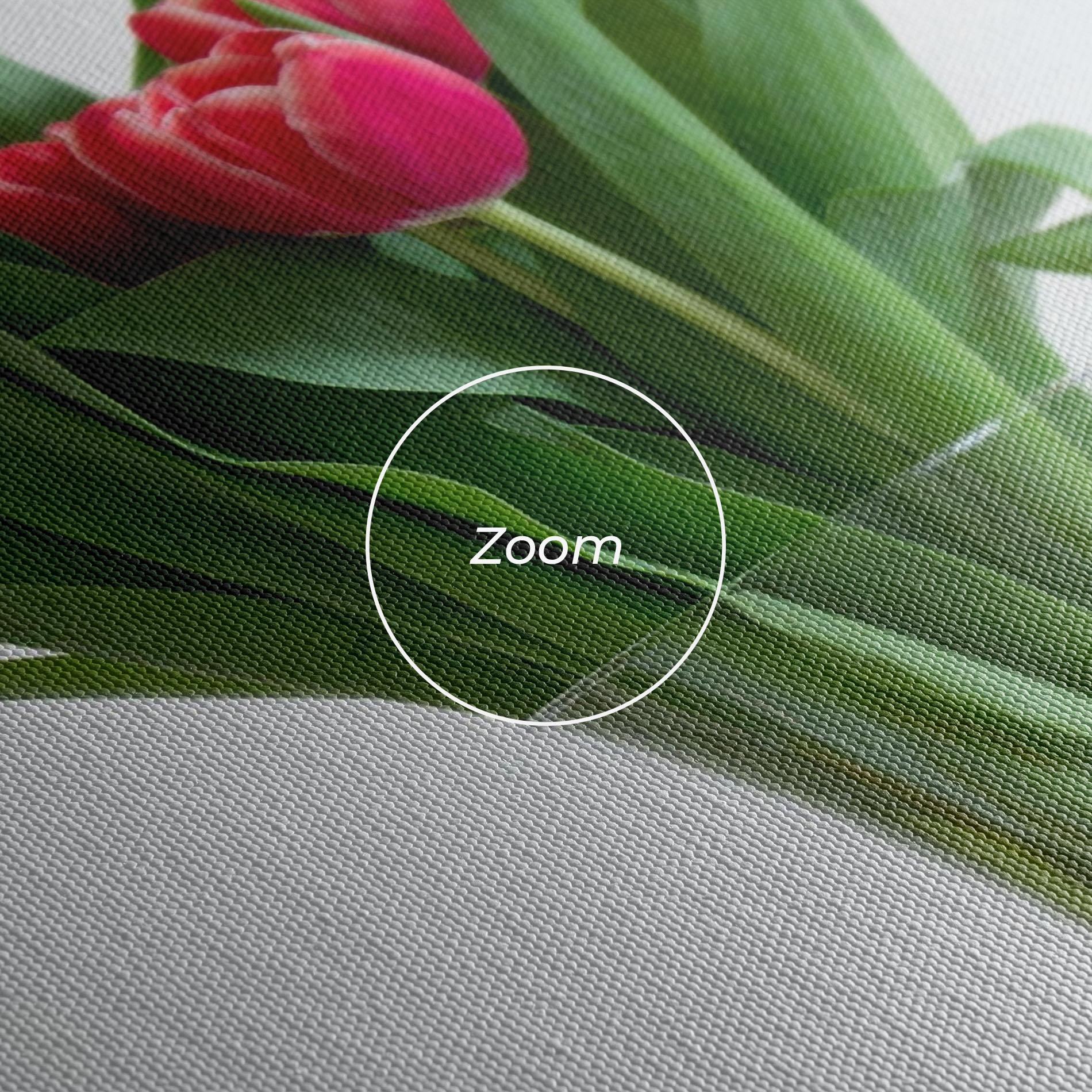 Tablou Canvas Pretty Tulips Vase mockup 3