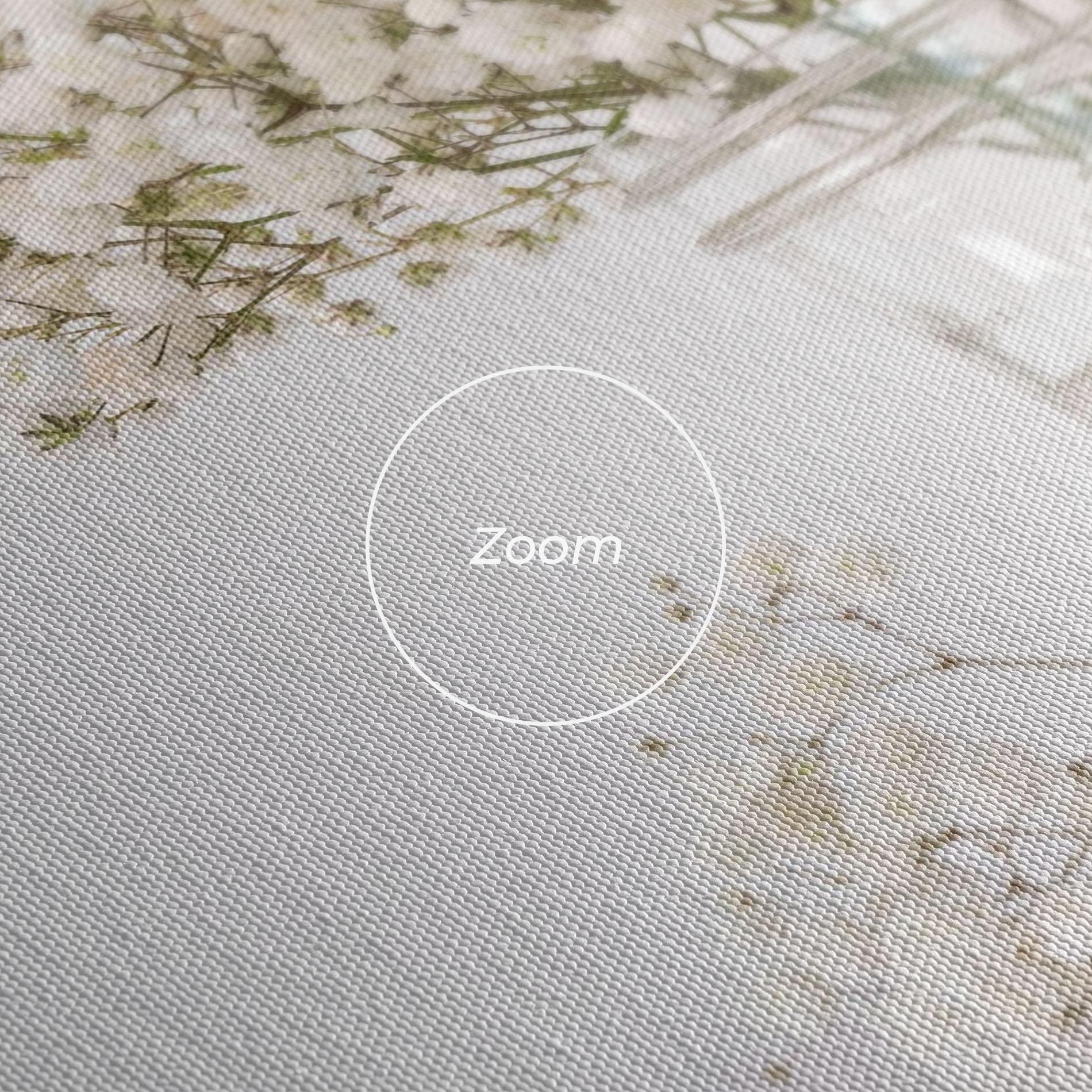 Tablou Canvas White Tiny Flower Vase mockup 3