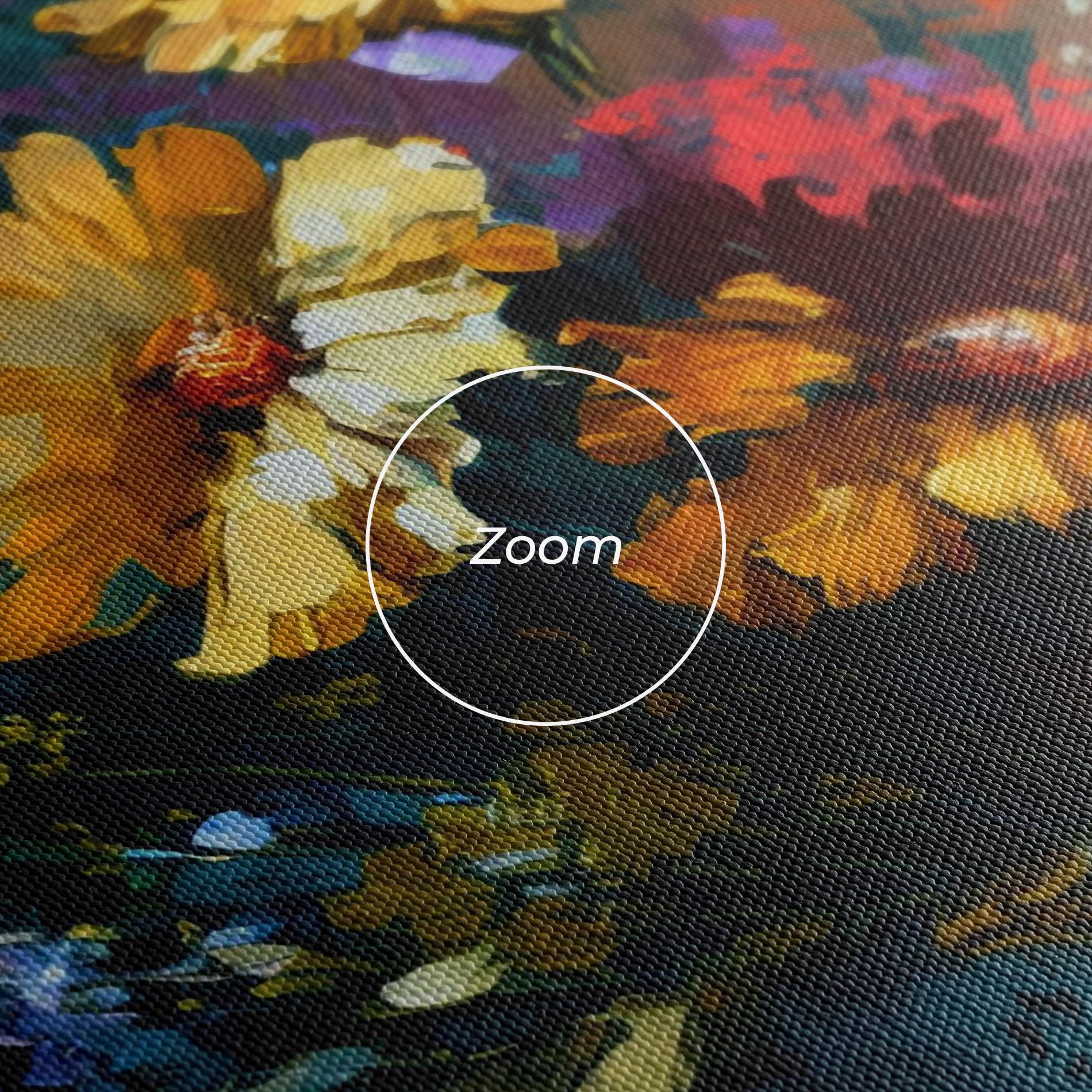 Tablou Canvas Yellow Art Vase mockup 3