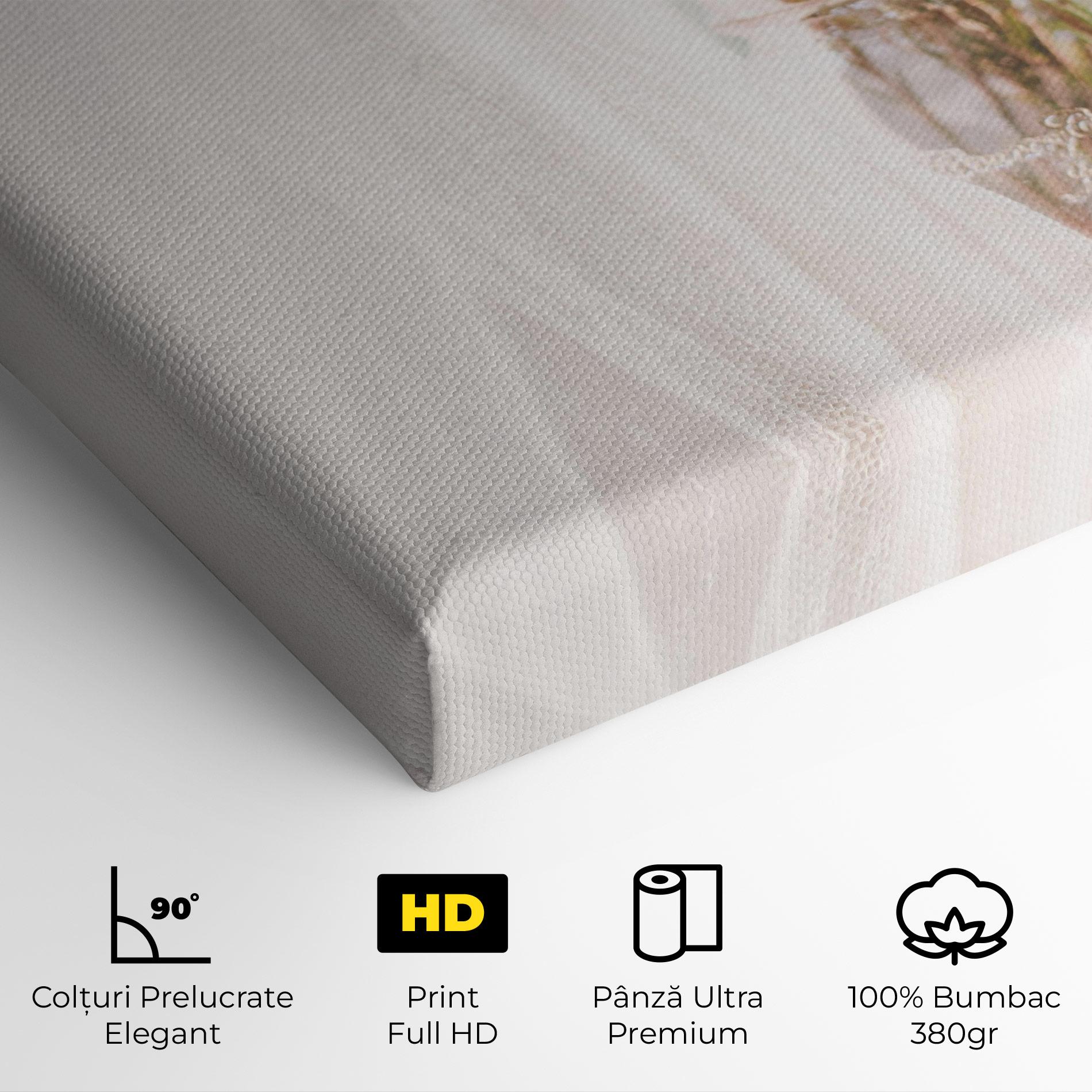 Tablou Canvas Field Flowers Vase mockup 4