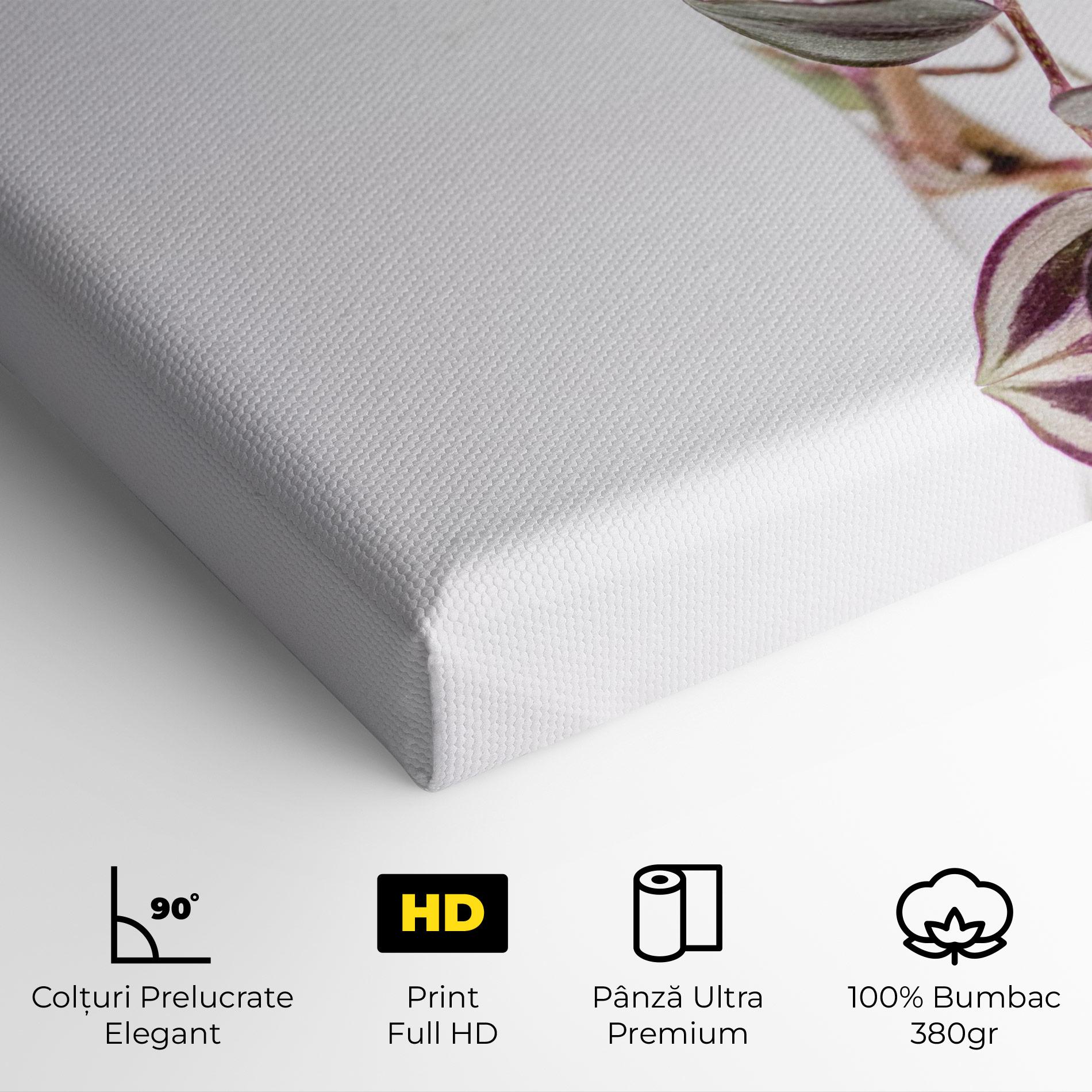 Tablou Canvas Pretty Leaf Vase mockup 4