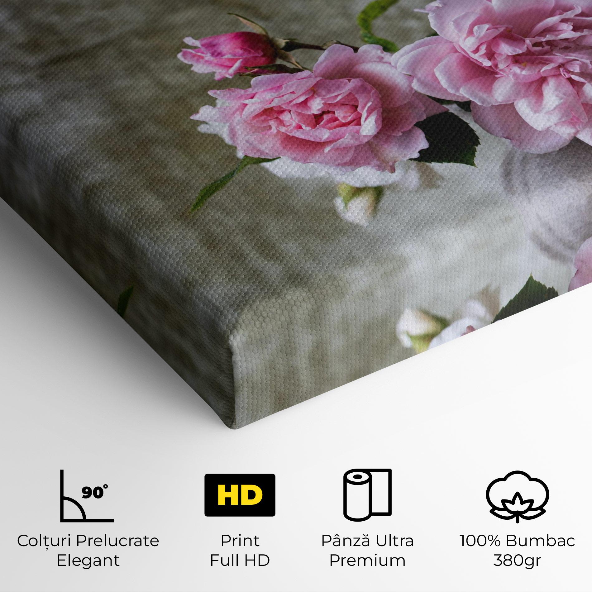 Tablou Canvas Rose Vase mockup 4