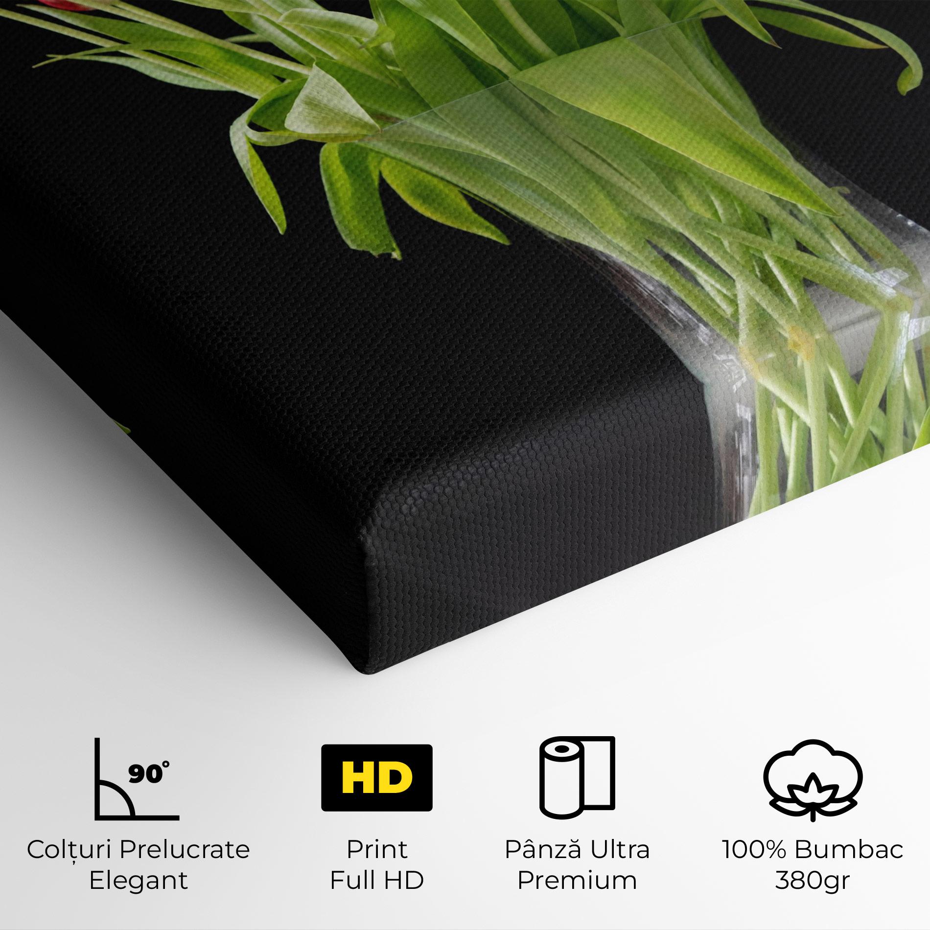 Tablou Canvas Tiny Tulips Vase mockup 4