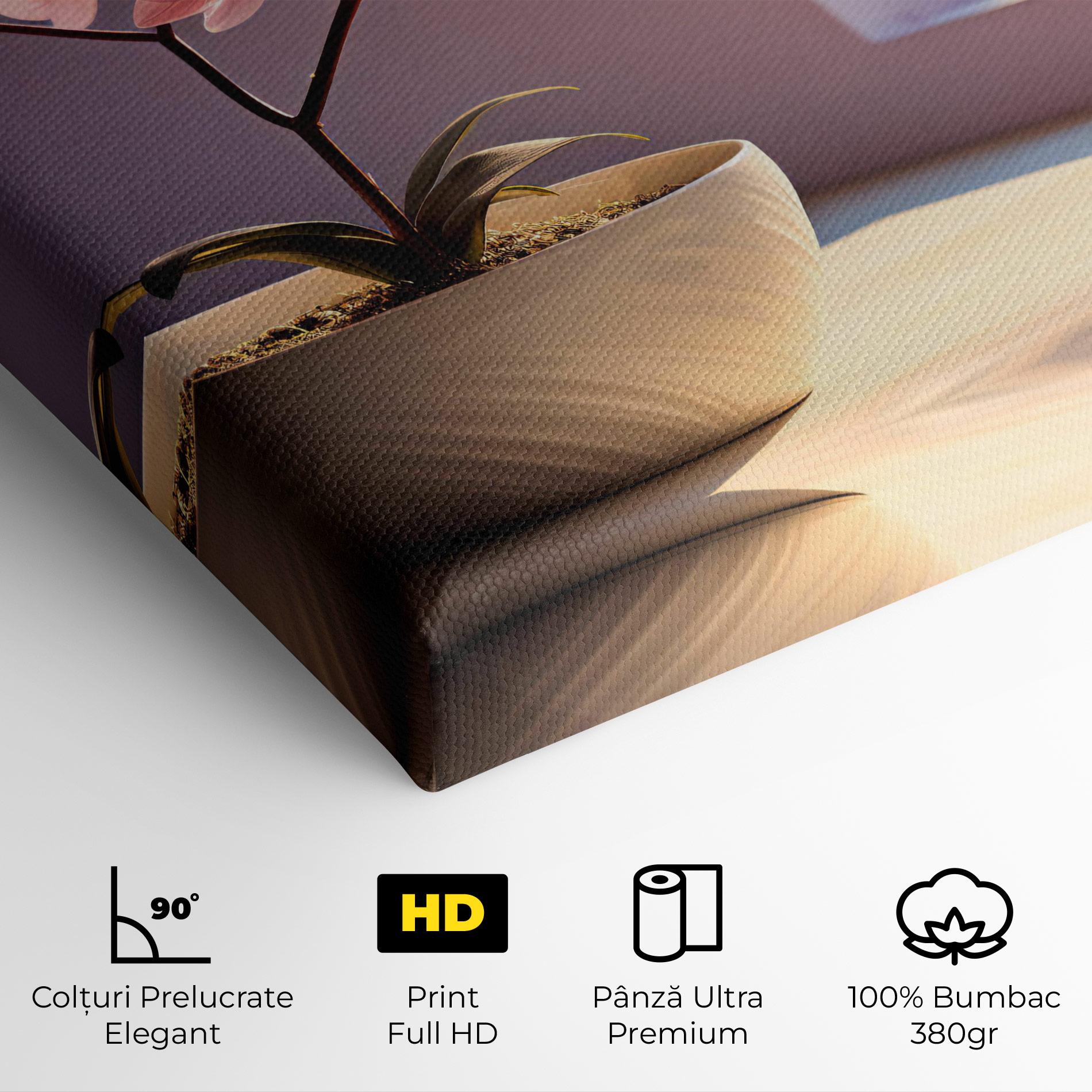 Tablou Canvas Window Vase mockup 4