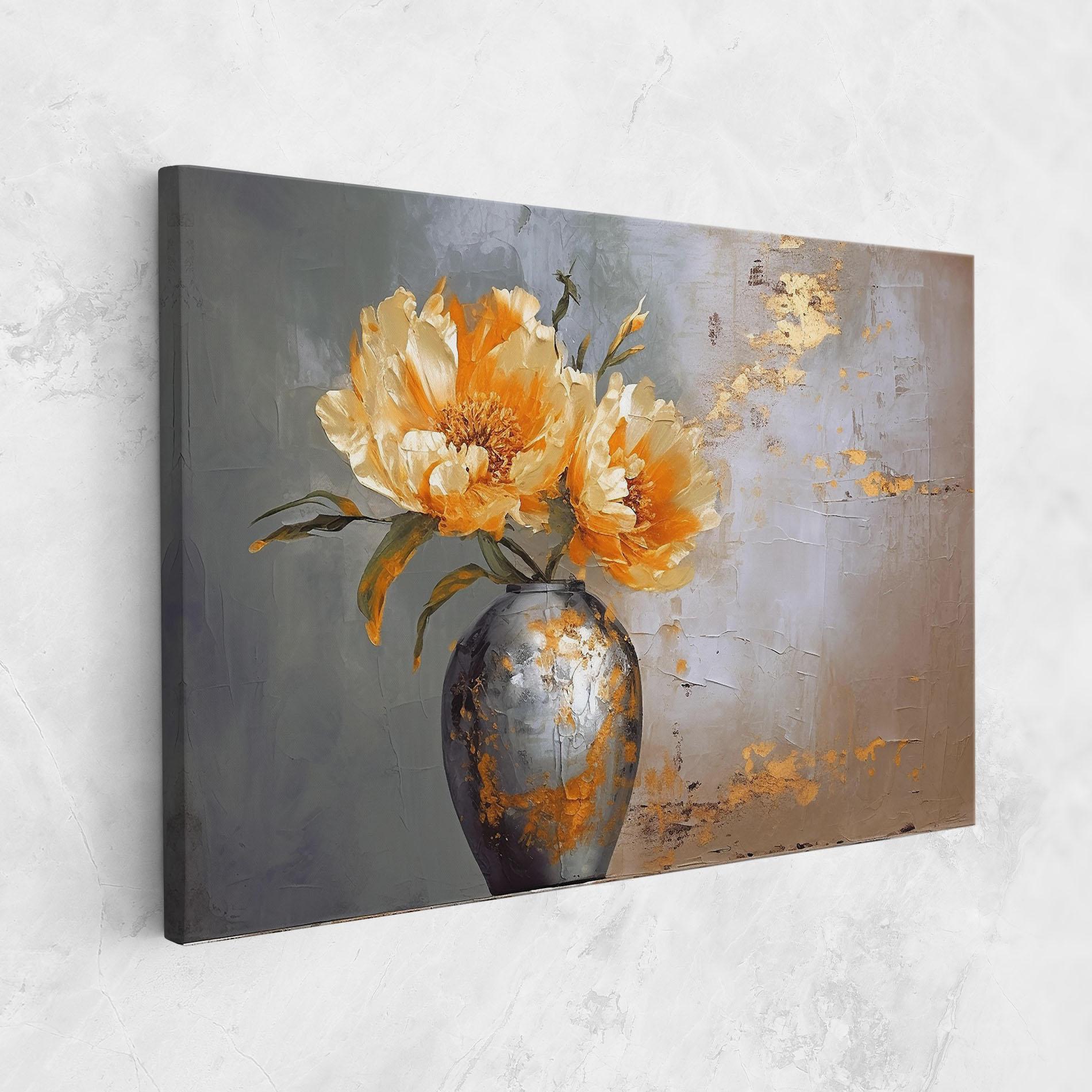 Tablou Canvas Grey Painting Vase mockup 1