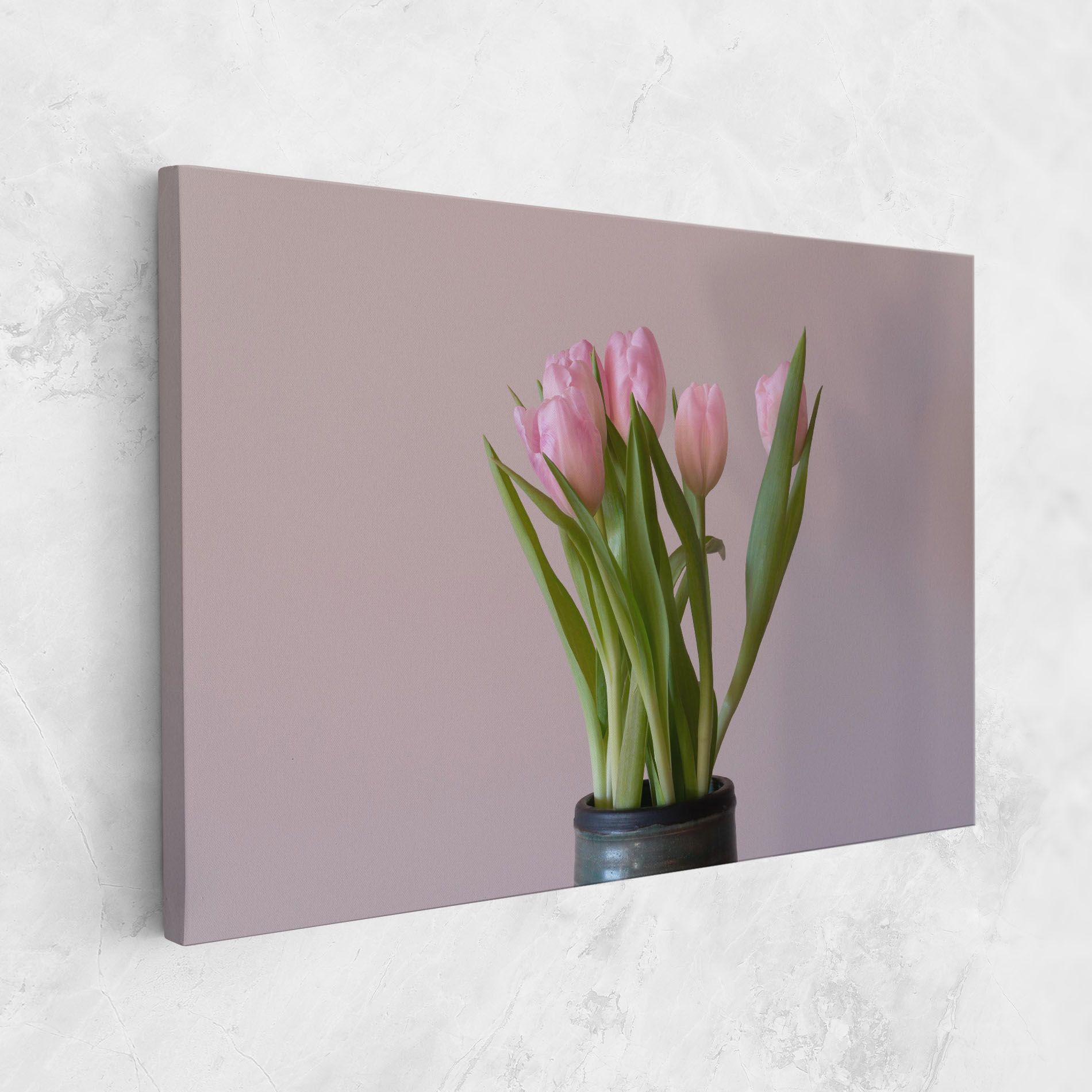 Pink Tulips Vase mockup 1