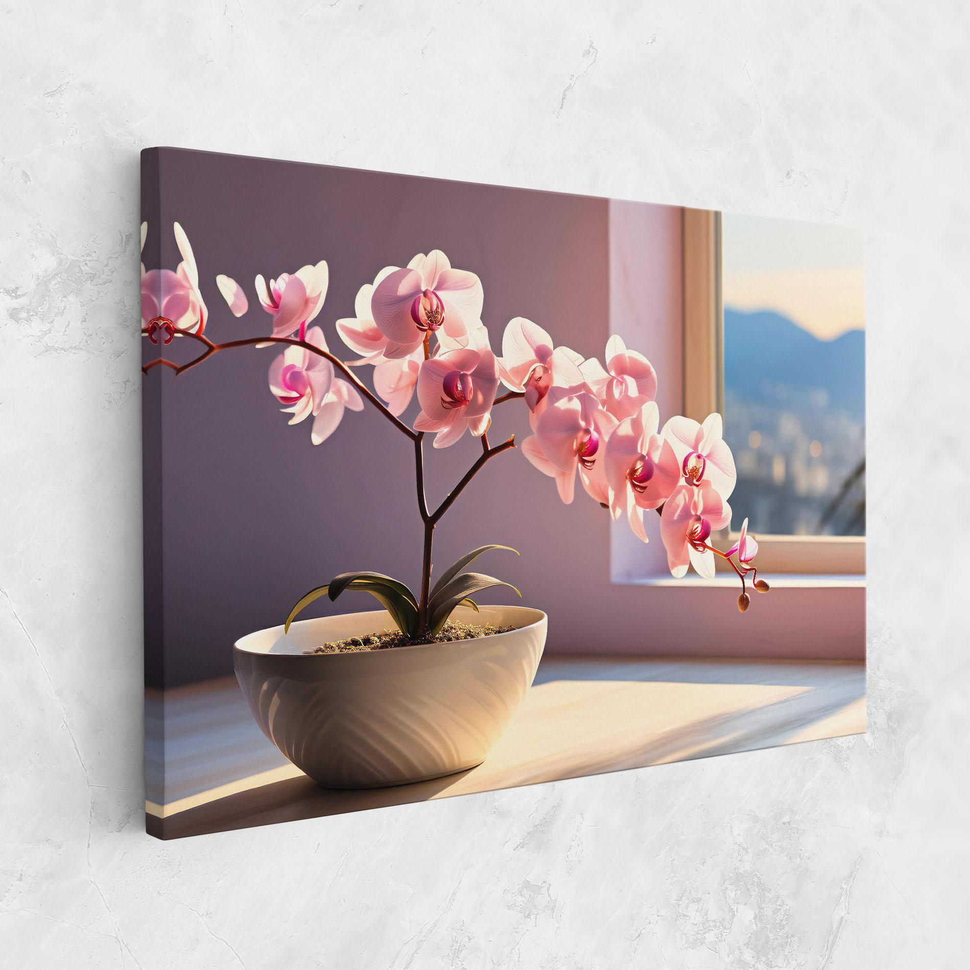 Tablou Canvas Window Vase mockup 1