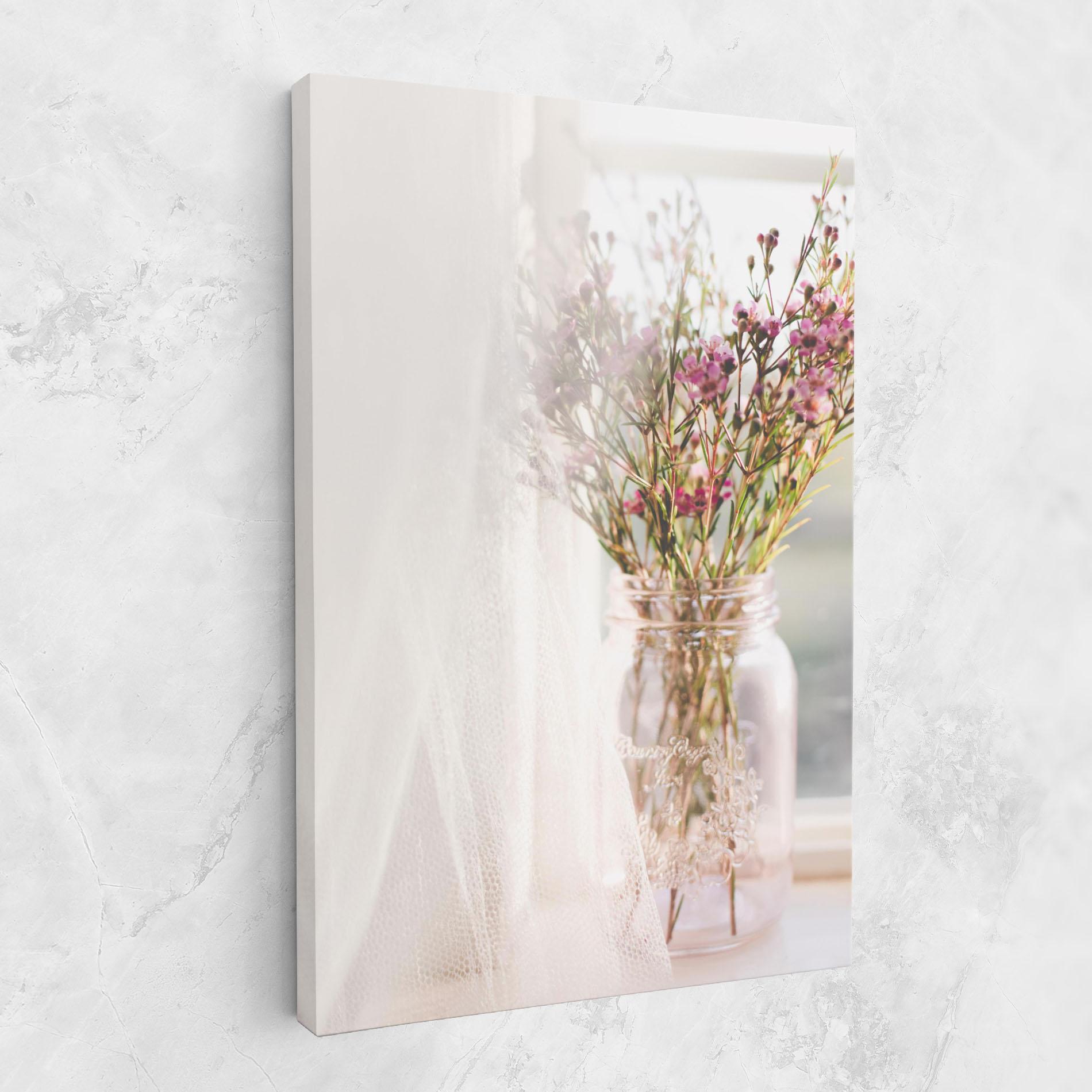 Tablou Canvas Field Flowers Vase mockup 1