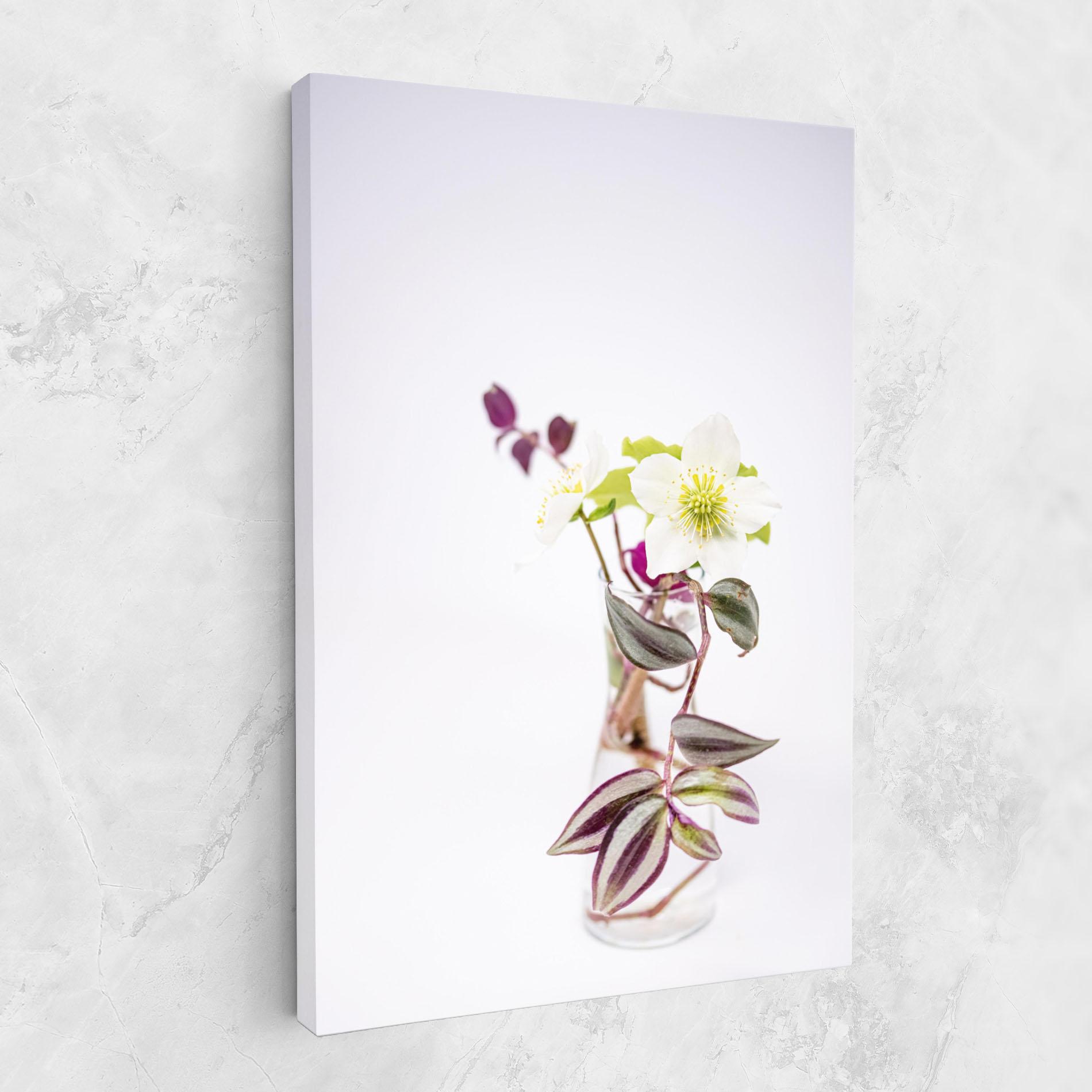 Tablou Canvas Pretty Leaf Vase mockup 1