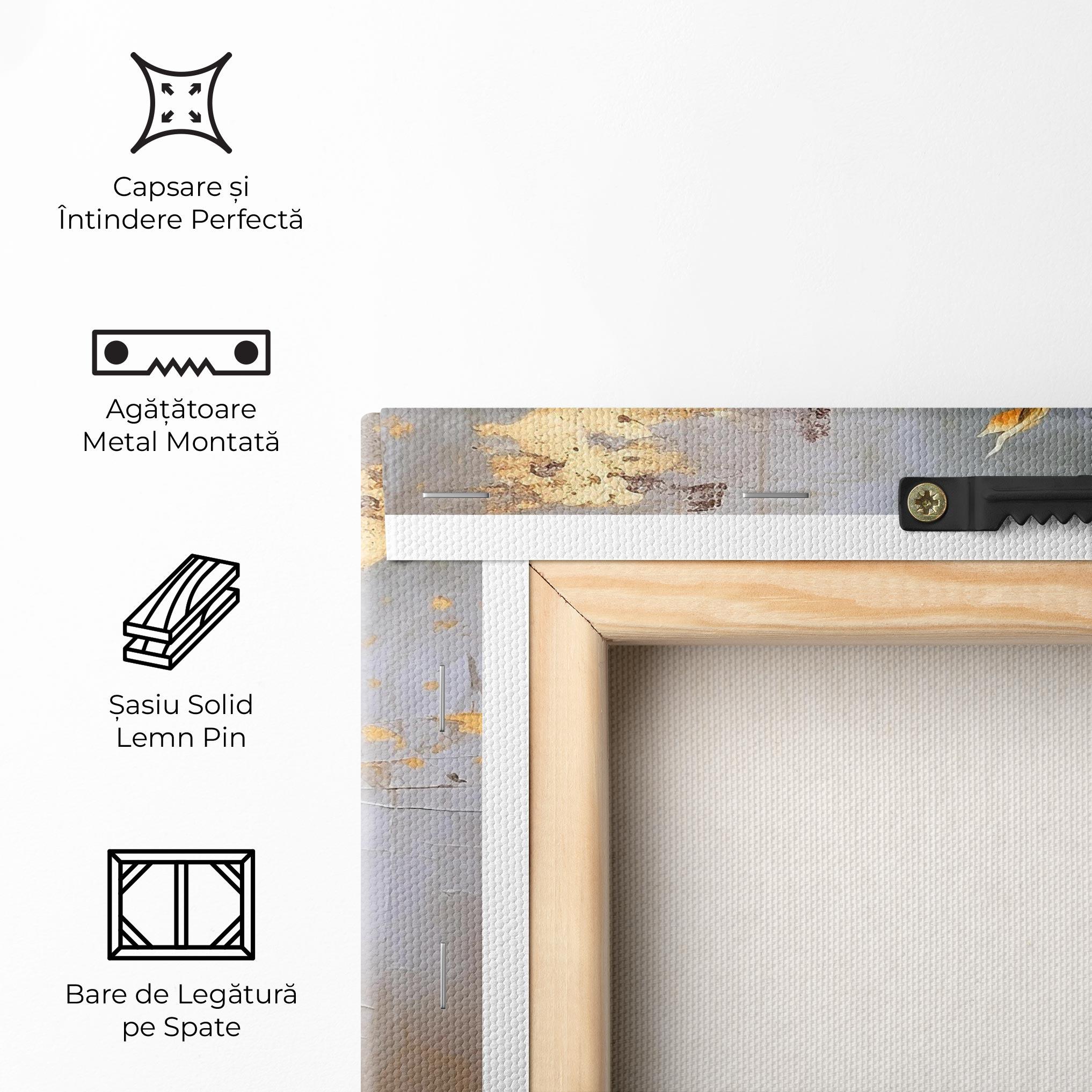 Tablou Canvas Grey Painting Vase mockup 5