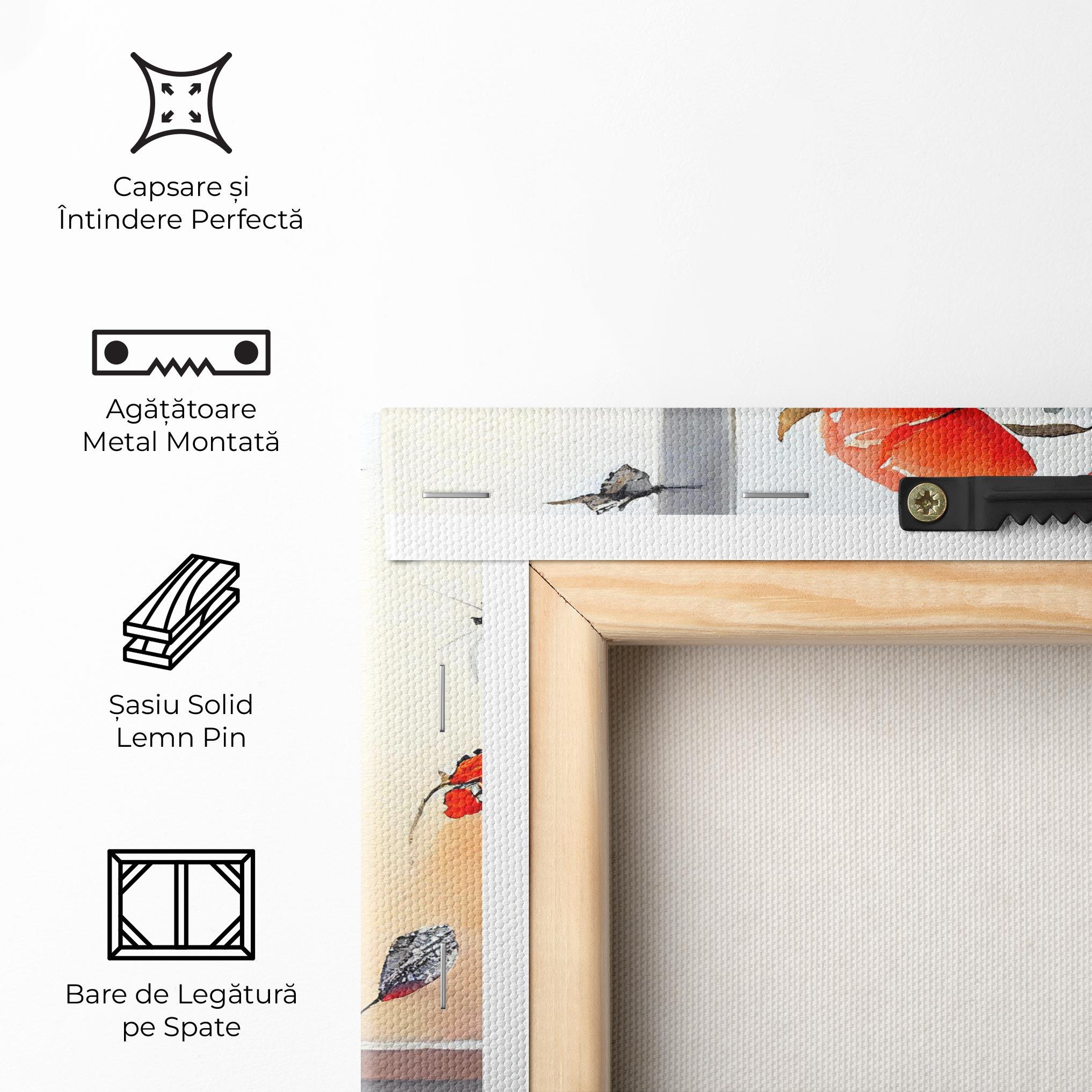 Tablou Canvas Poppies Vase mockup 5