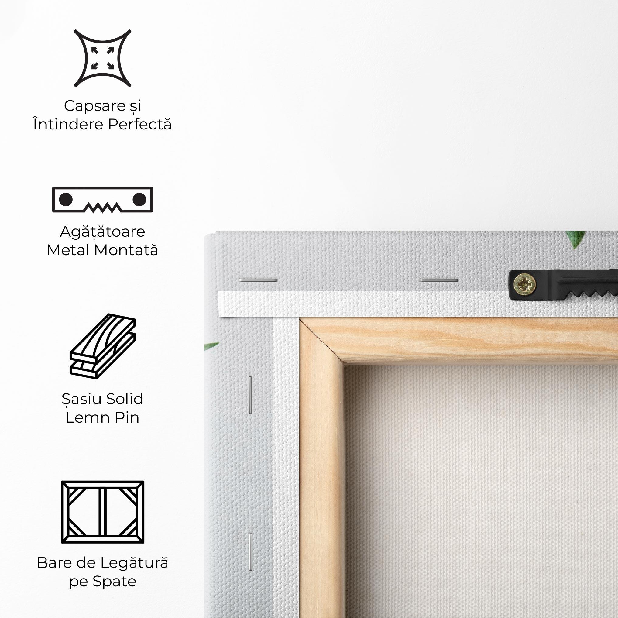 Tablou Canvas Pretty Tulips Vase mockup 5