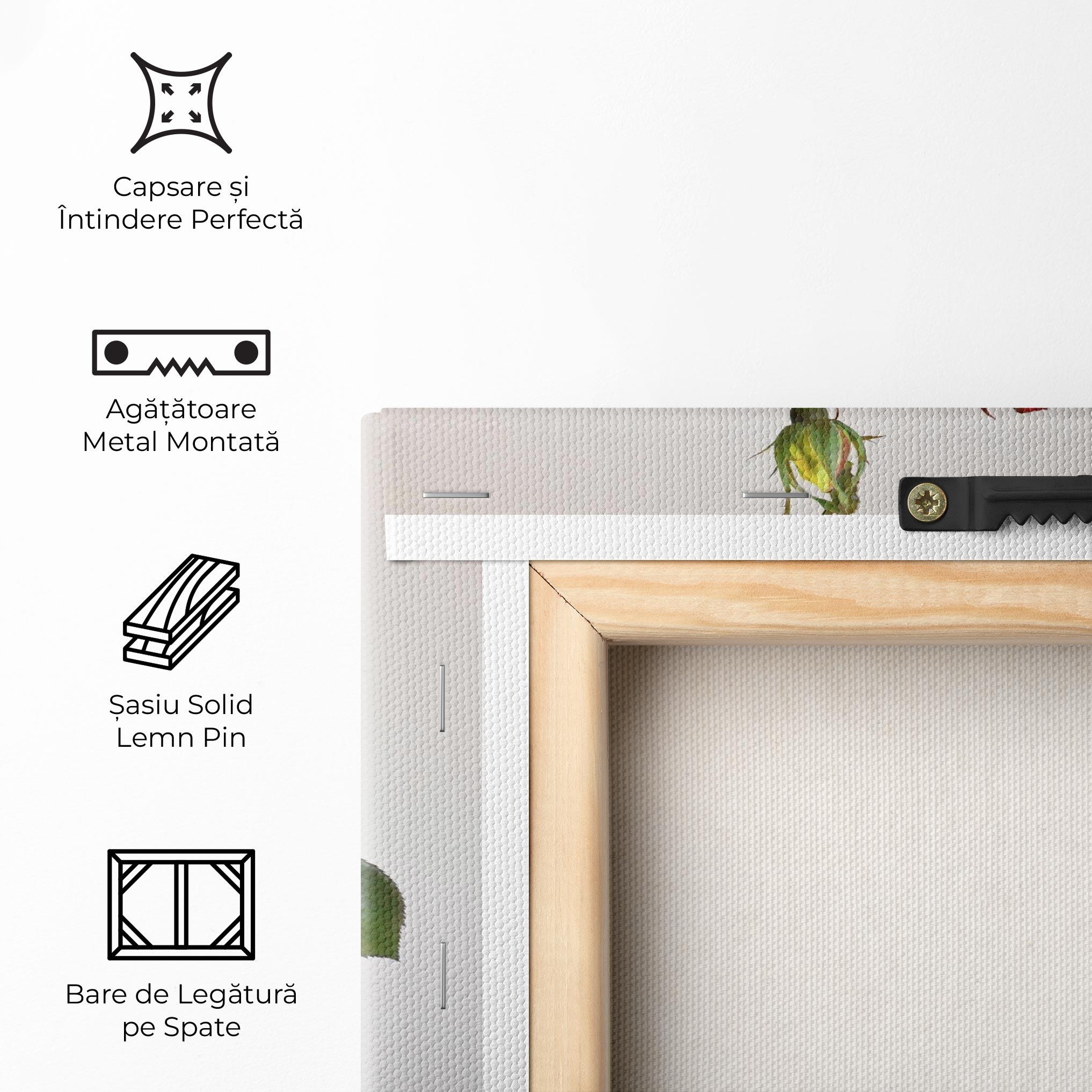 Tablou Canvas Roses Vase mockup 5