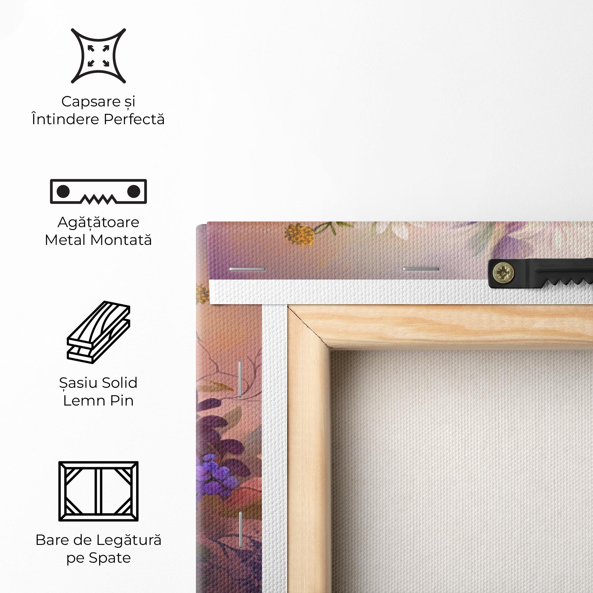 Tablou Canvas Vecteezy_ai Generated Bouquet Of Fresh Spring Flowers On Light_23373362_865 mockup 5