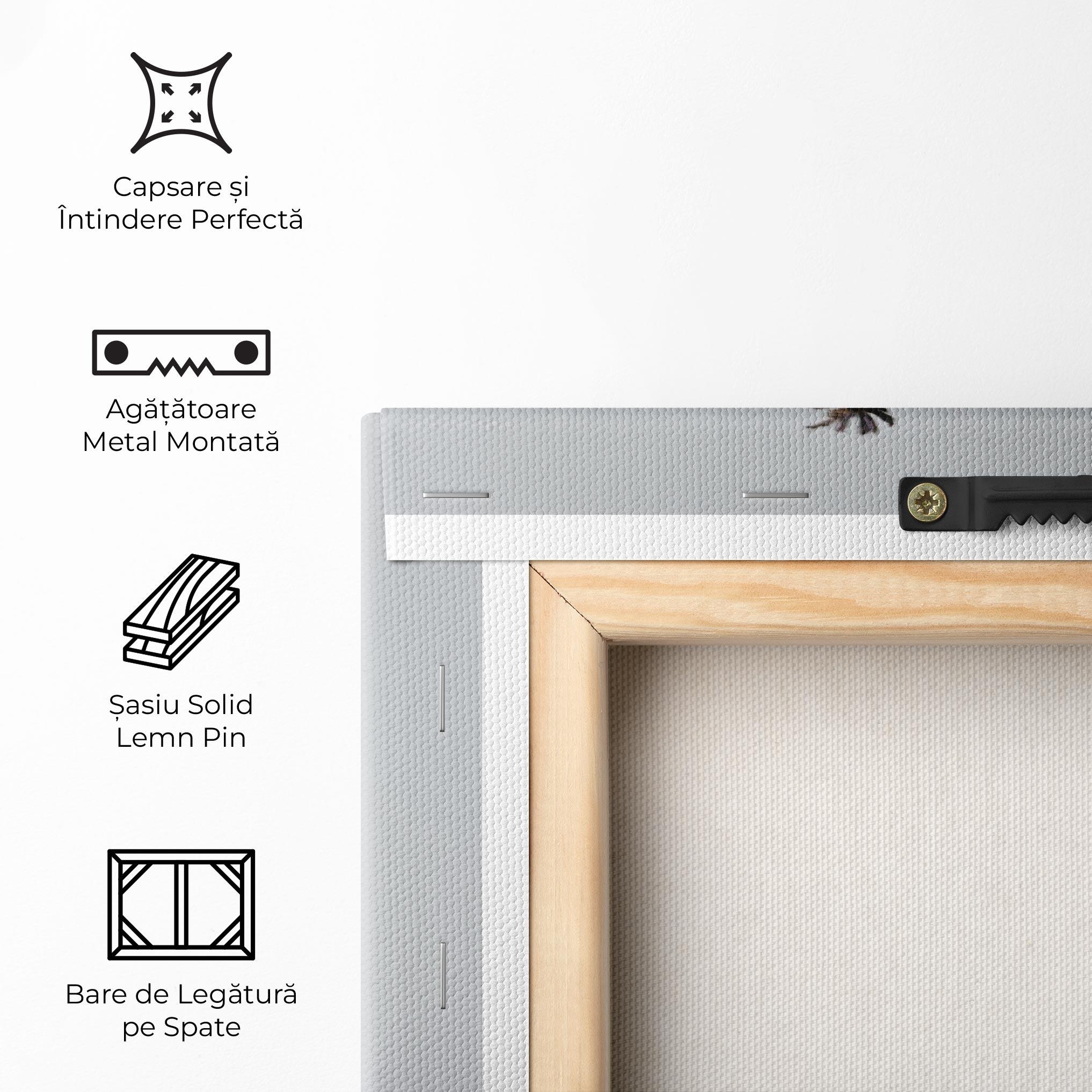 Tablou Canvas White Flower Vase mockup 5