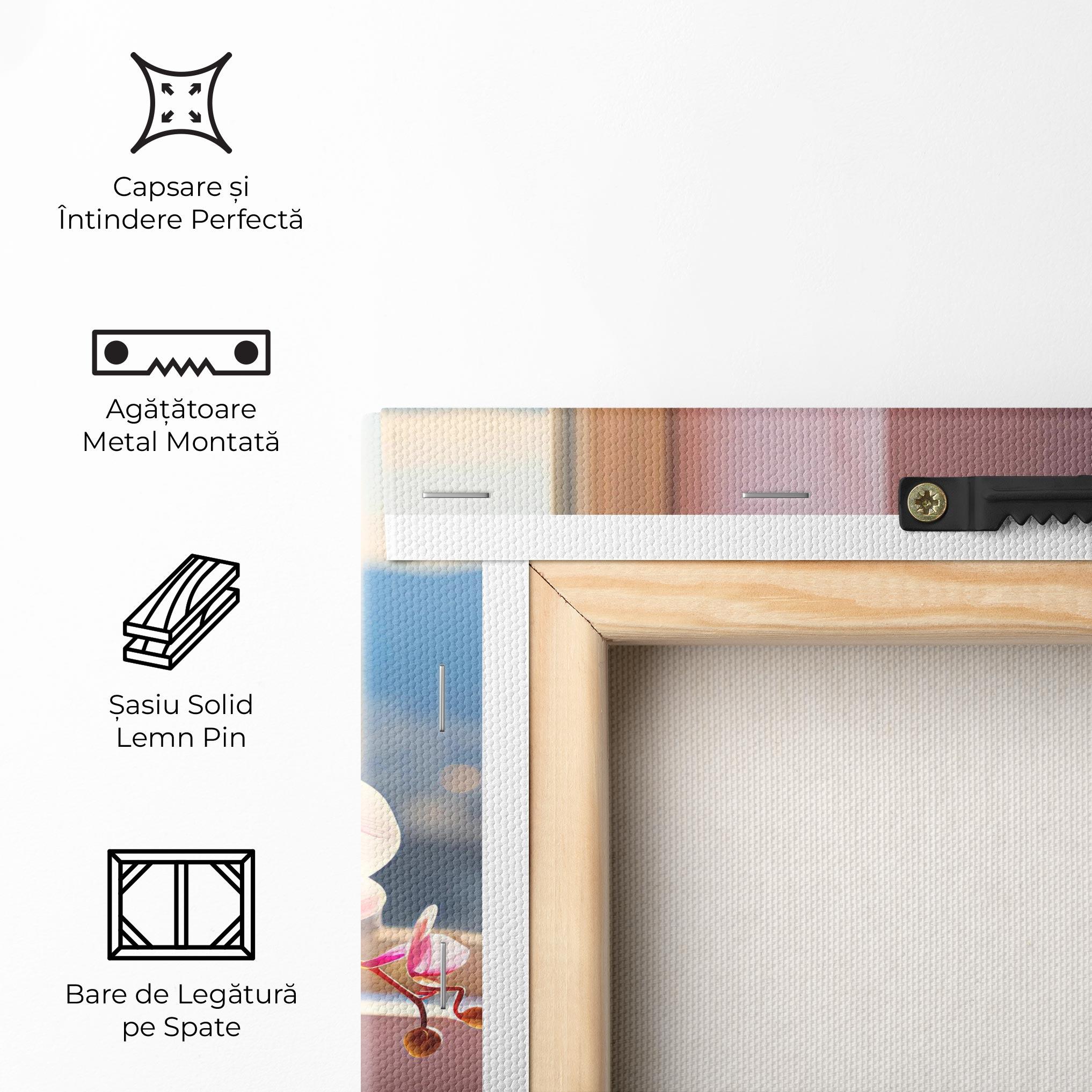 Tablou Canvas Window Vase mockup 5