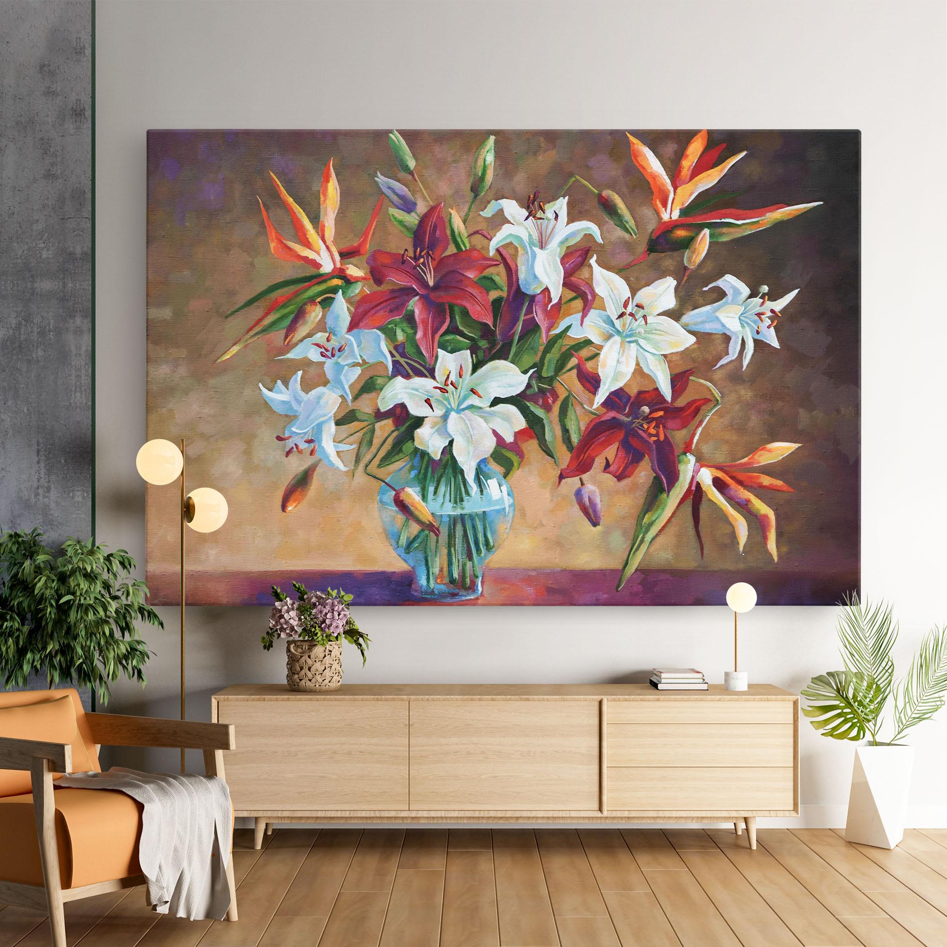 Tablou Canvas Flower Vase mockup 9