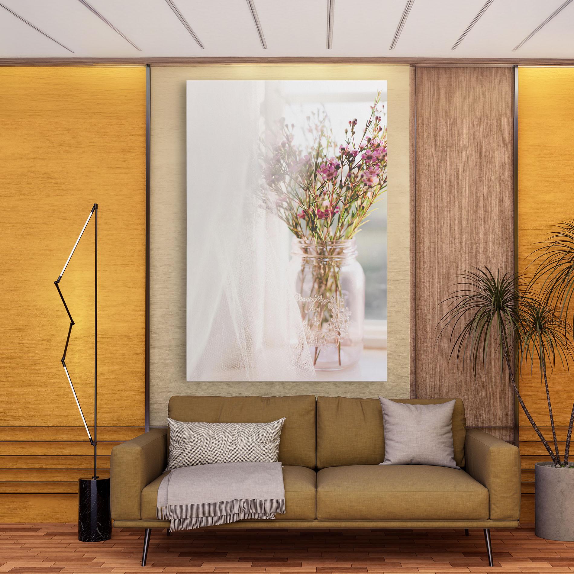 Tablou Canvas Field Flowers Vase mockup 9