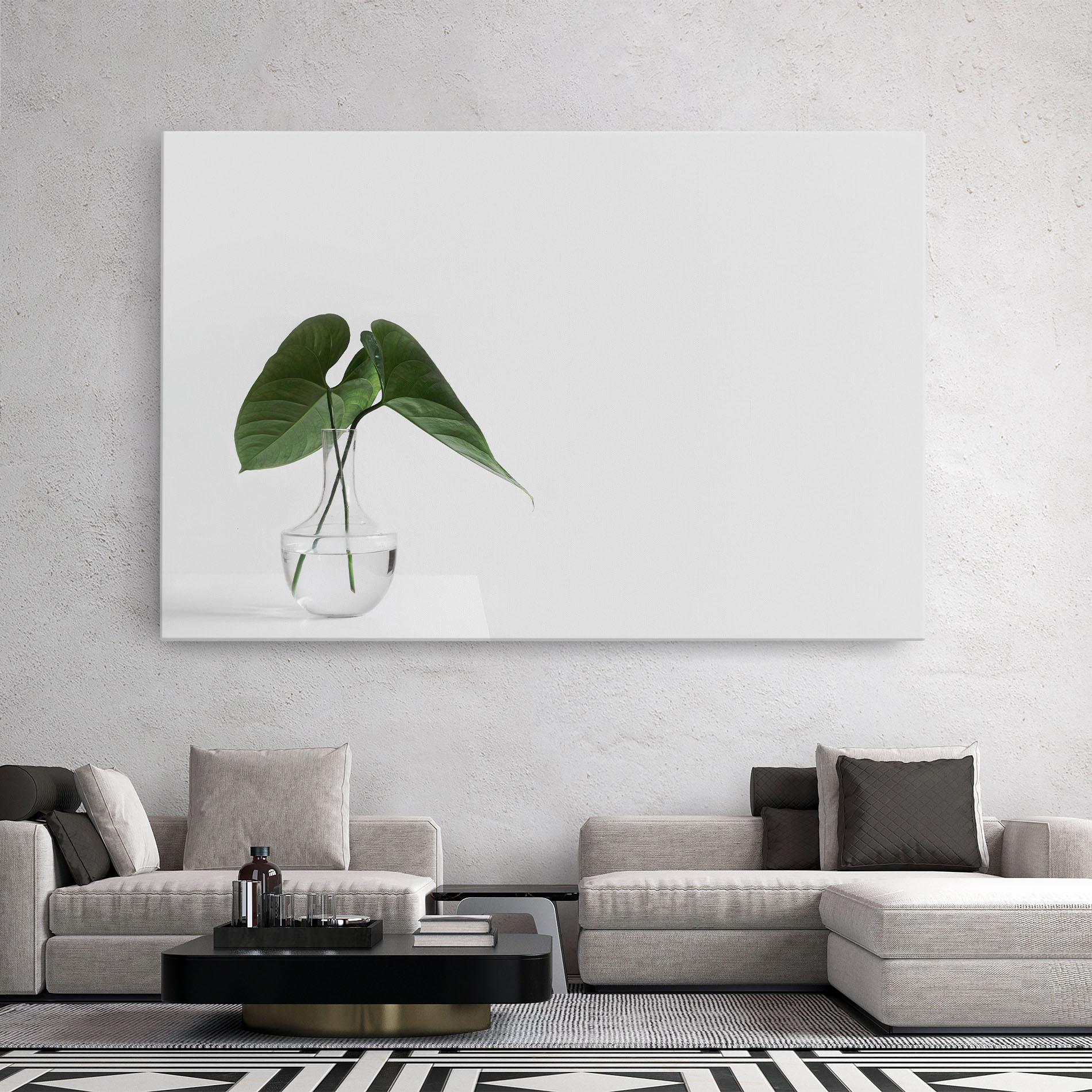 Tablou Canvas White Table Vase mockup 2