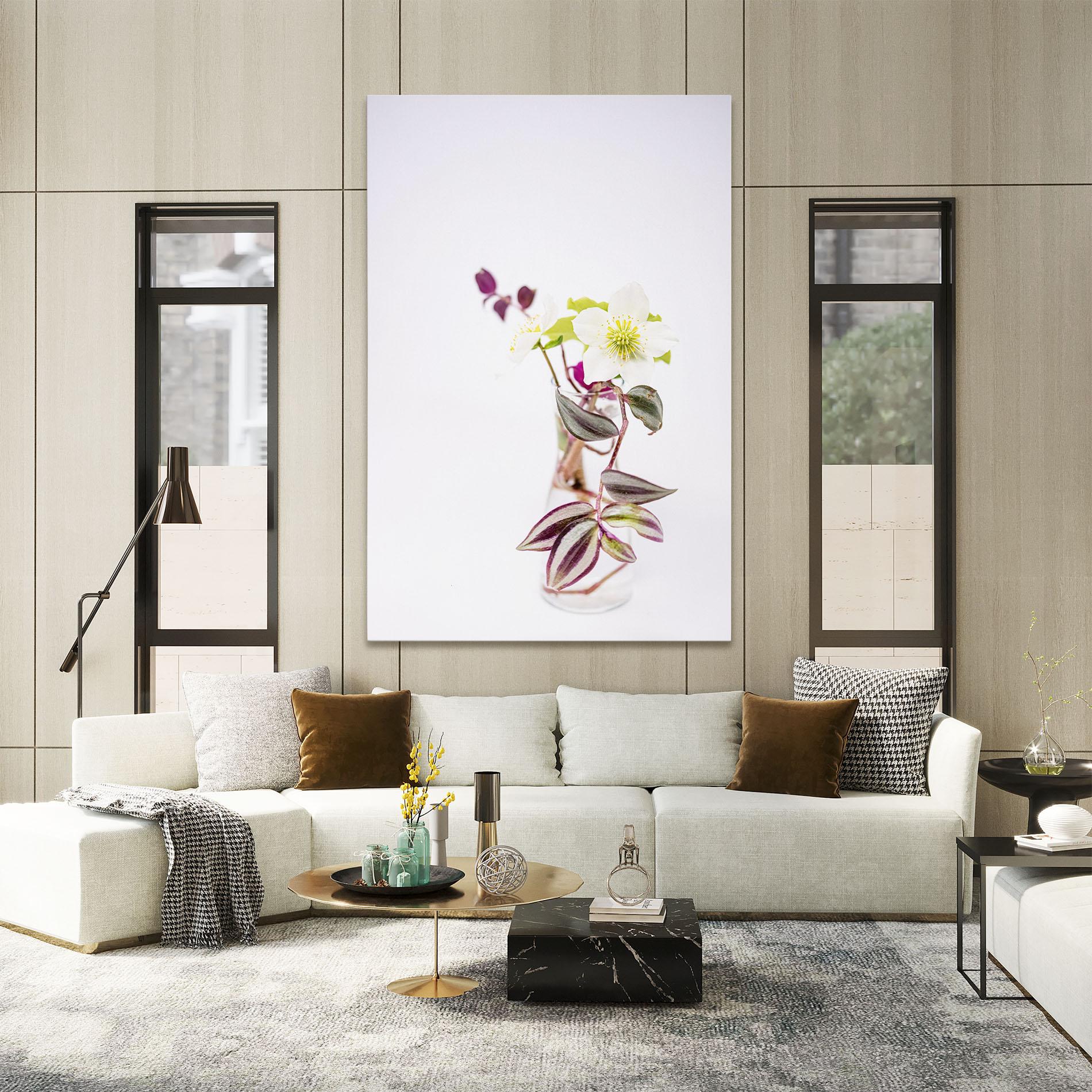 Tablou Canvas Pretty Leaf Vase mockup 2