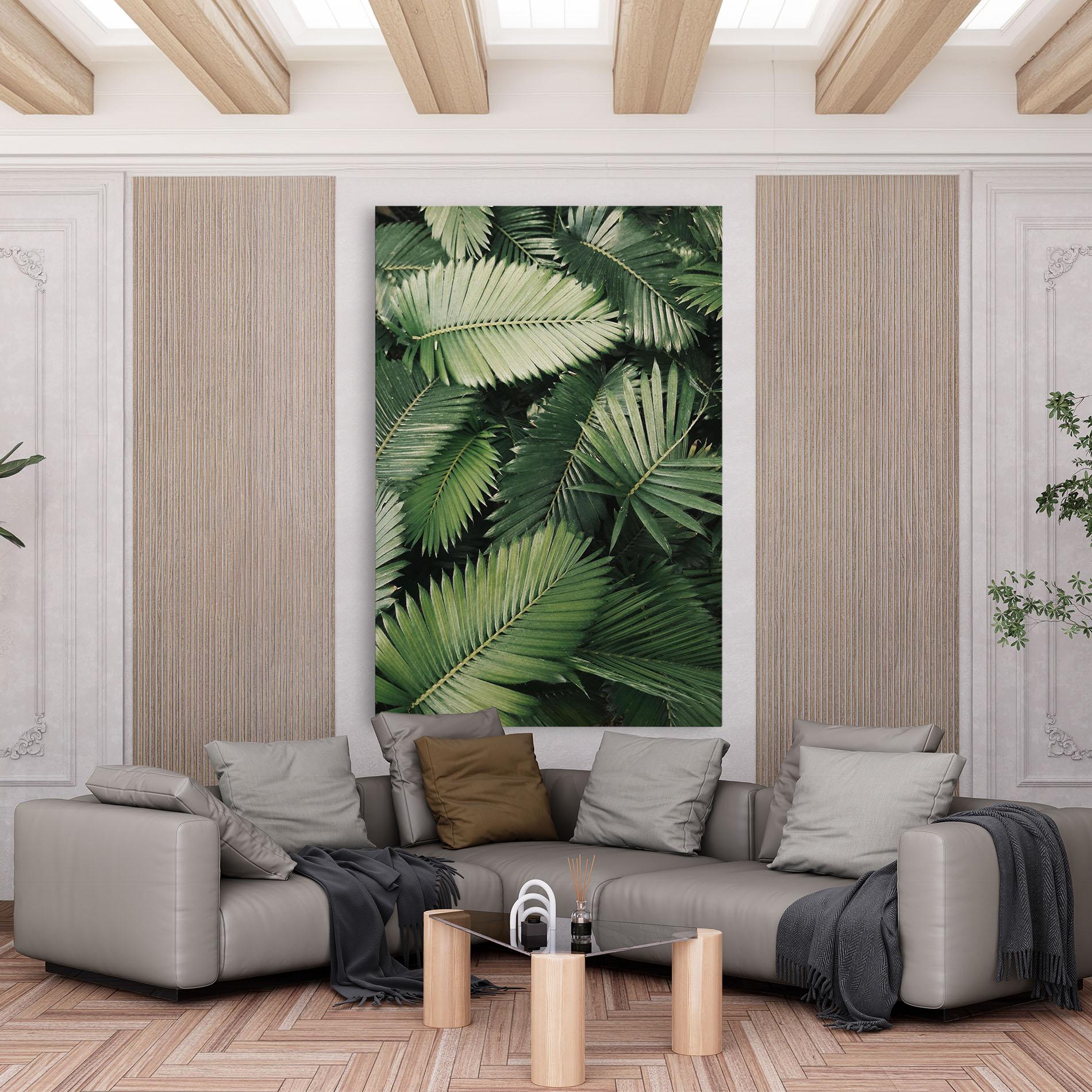 Tablou Canvas Green Leaves mockup 6