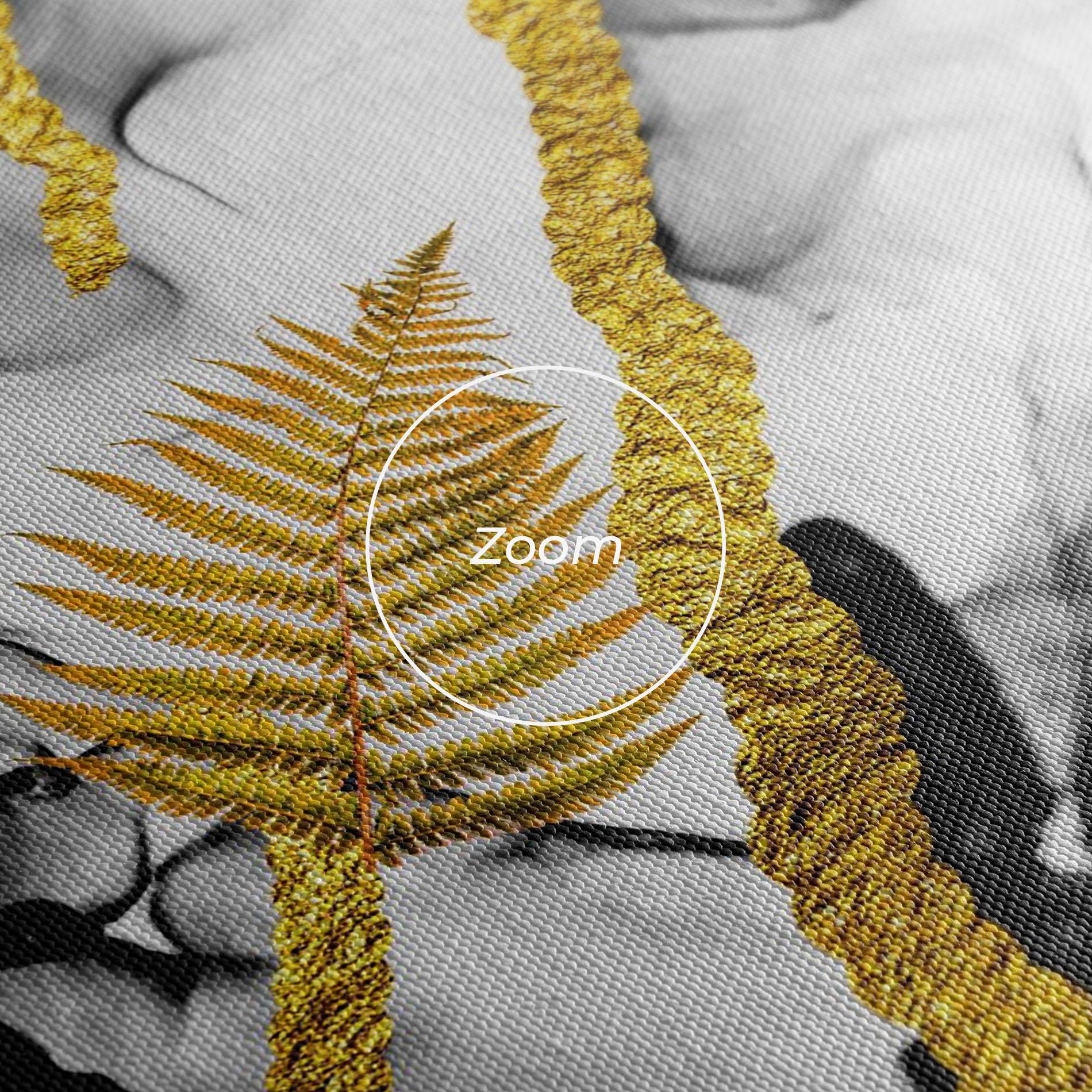 Tablou Canvas Abstract Golden Leaves mockup 3