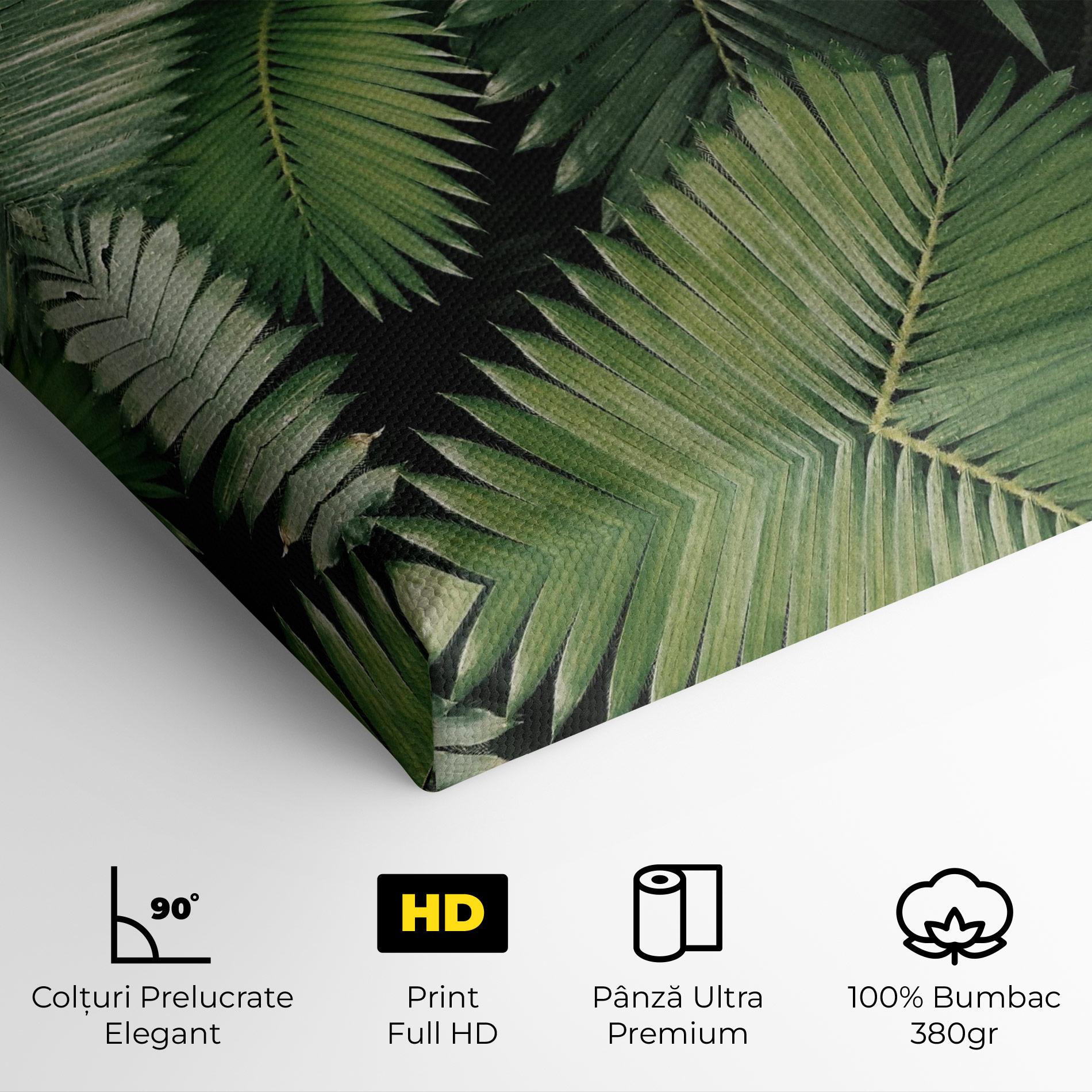 Tablou Canvas Green Leaves mockup 4