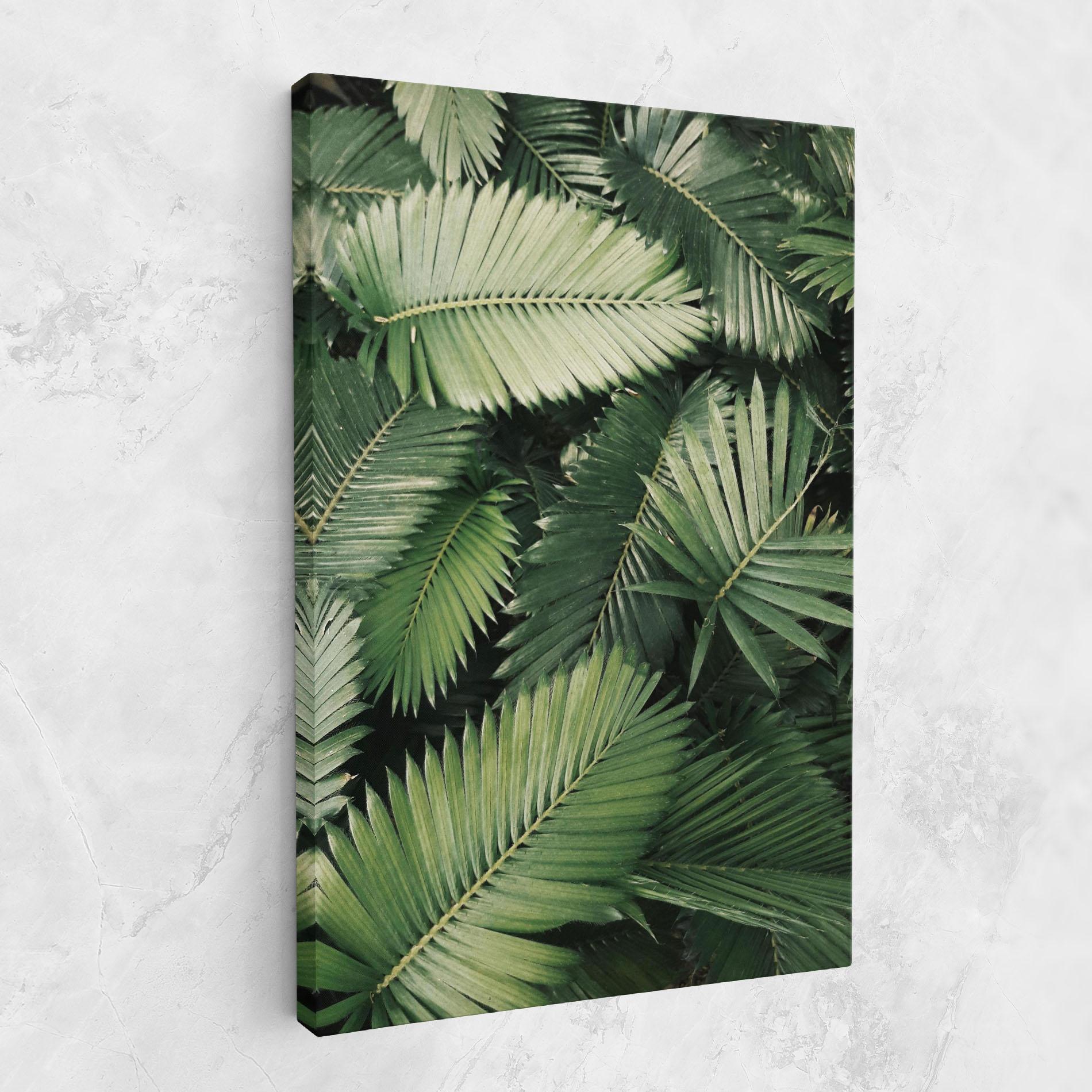 Tablou Canvas Green Leaves mockup 1
