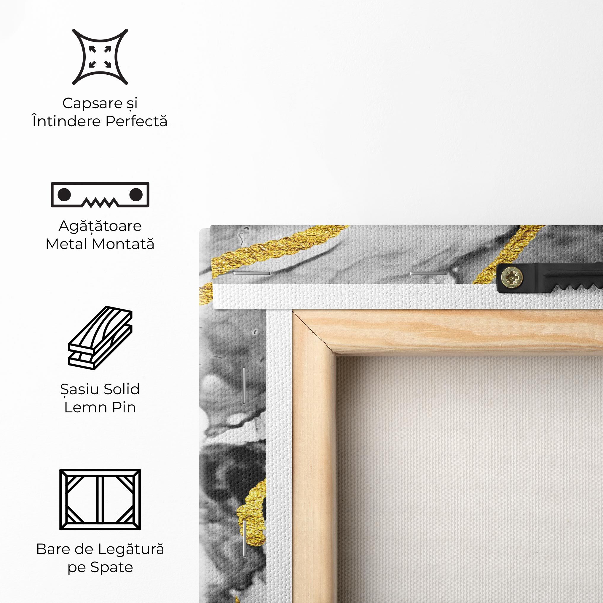 Abstract Golden Leaves mockup 5