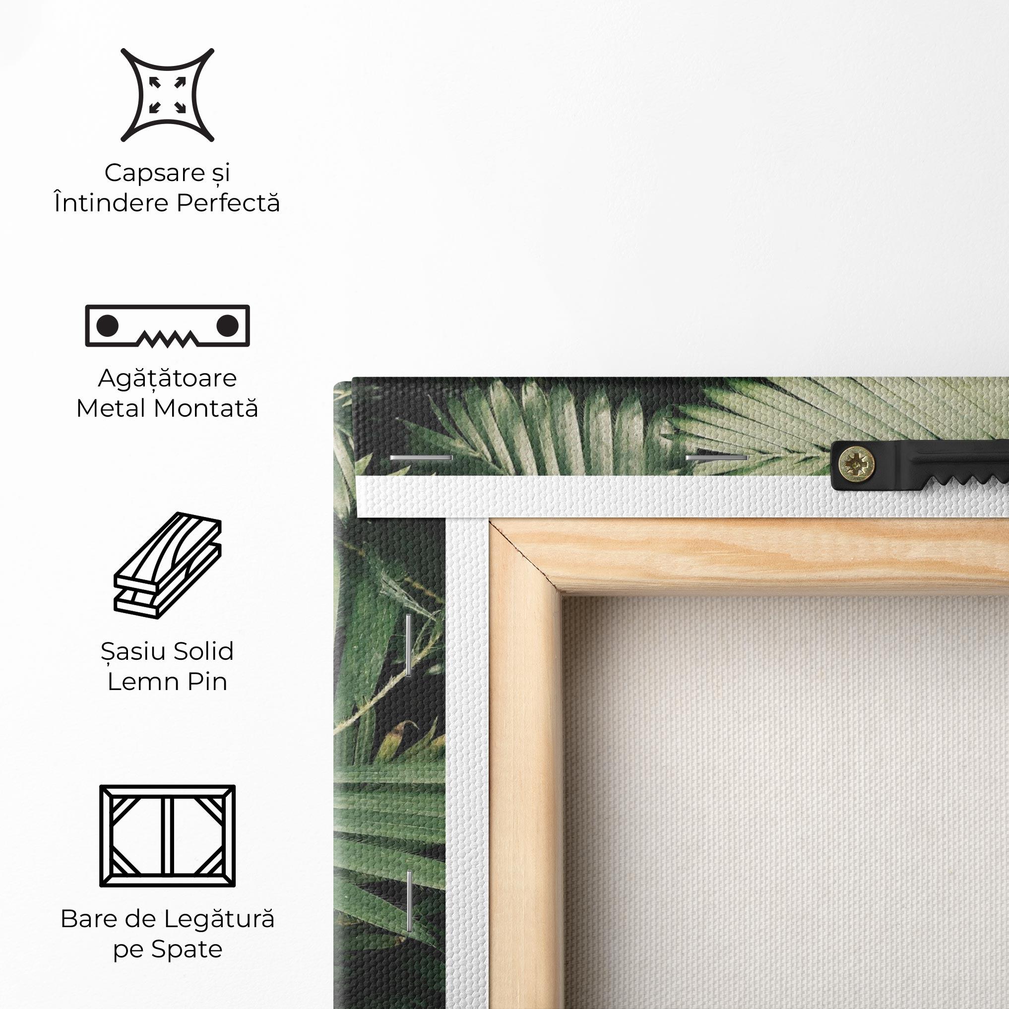 Tablou Canvas Green Leaves mockup 5