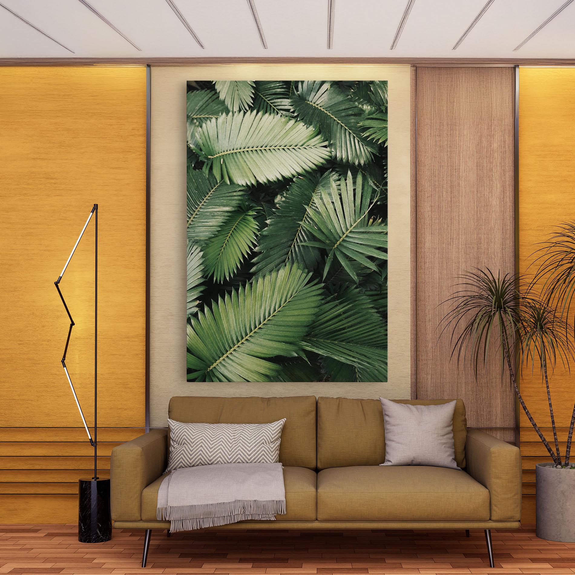 Tablou Canvas Green Leaves mockup 9