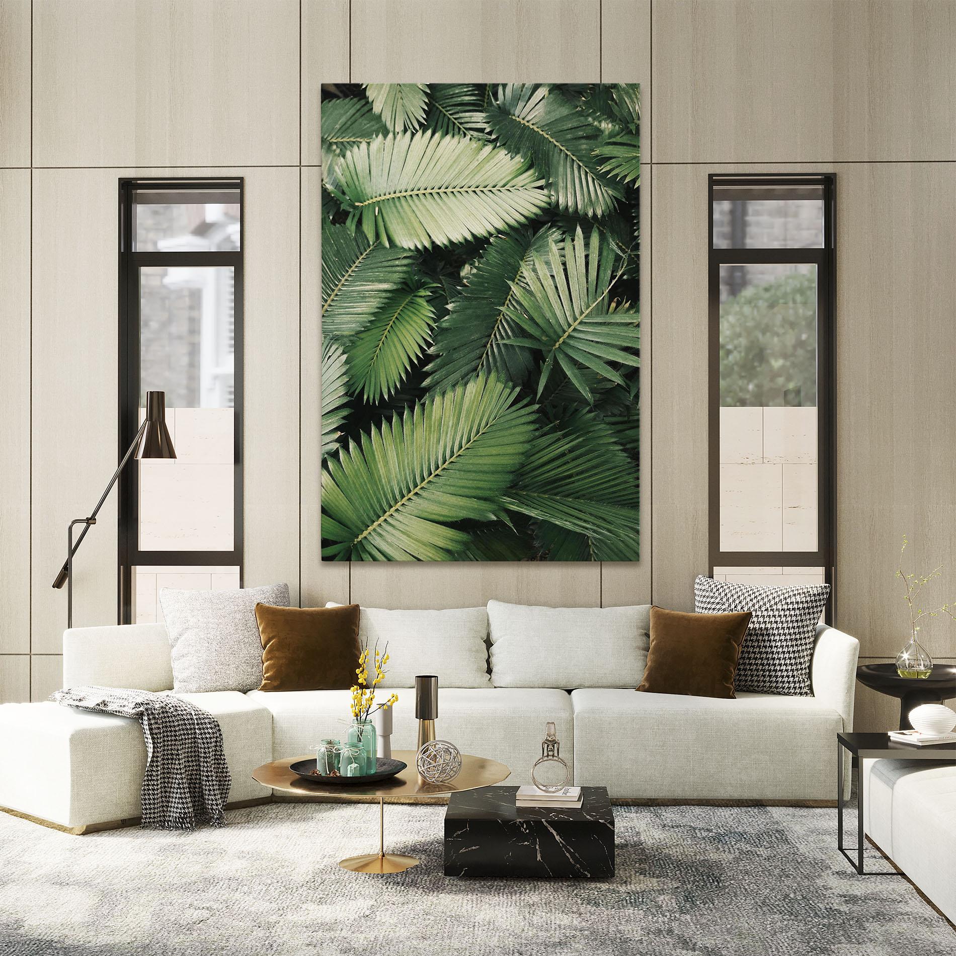Tablou Canvas Green Leaves mockup 2