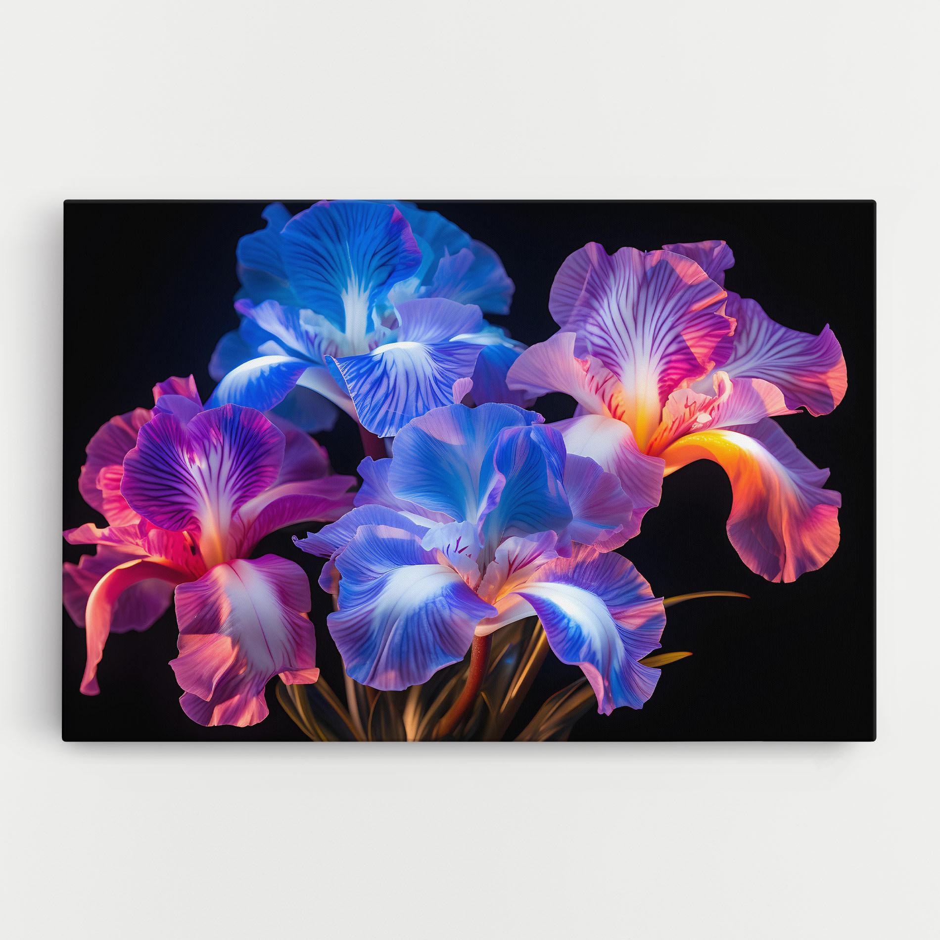 Tablou Canvas Blue Light Iris mockup 0