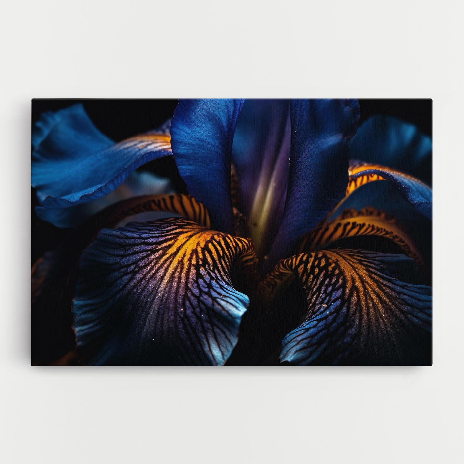 Tablou Canvas Dark Yellow Iris mockup 0