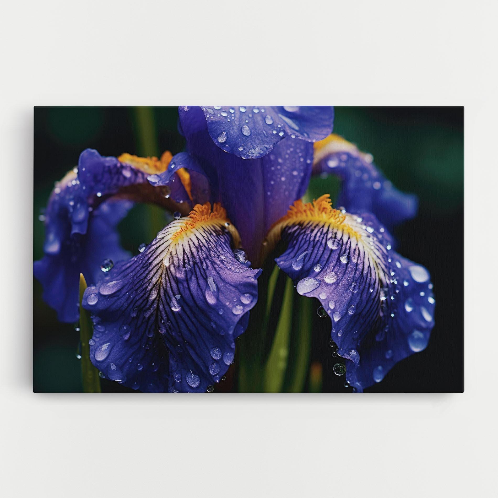 Tablou Canvas Iris After Rain mockup 0