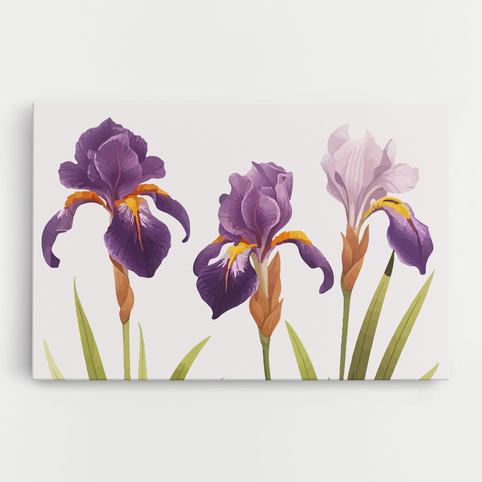 Tablou Canvas Iris Leaf mockup 0