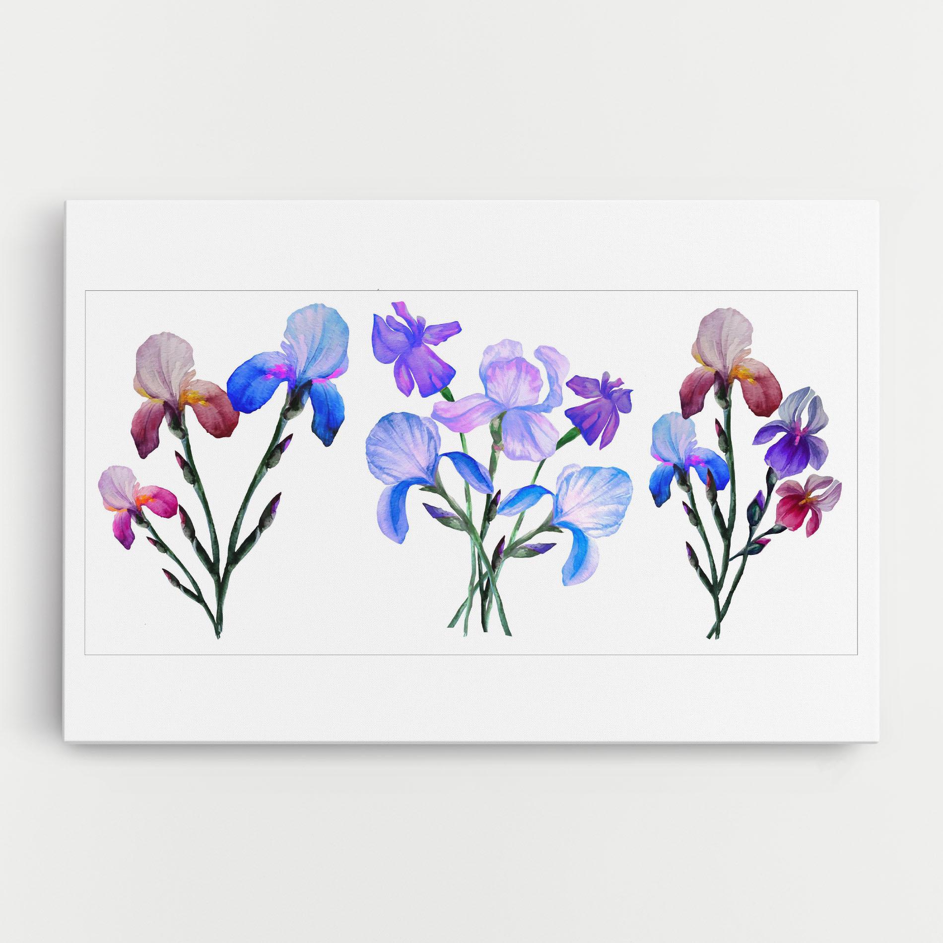 Tablou Canvas Iris Set mockup 0