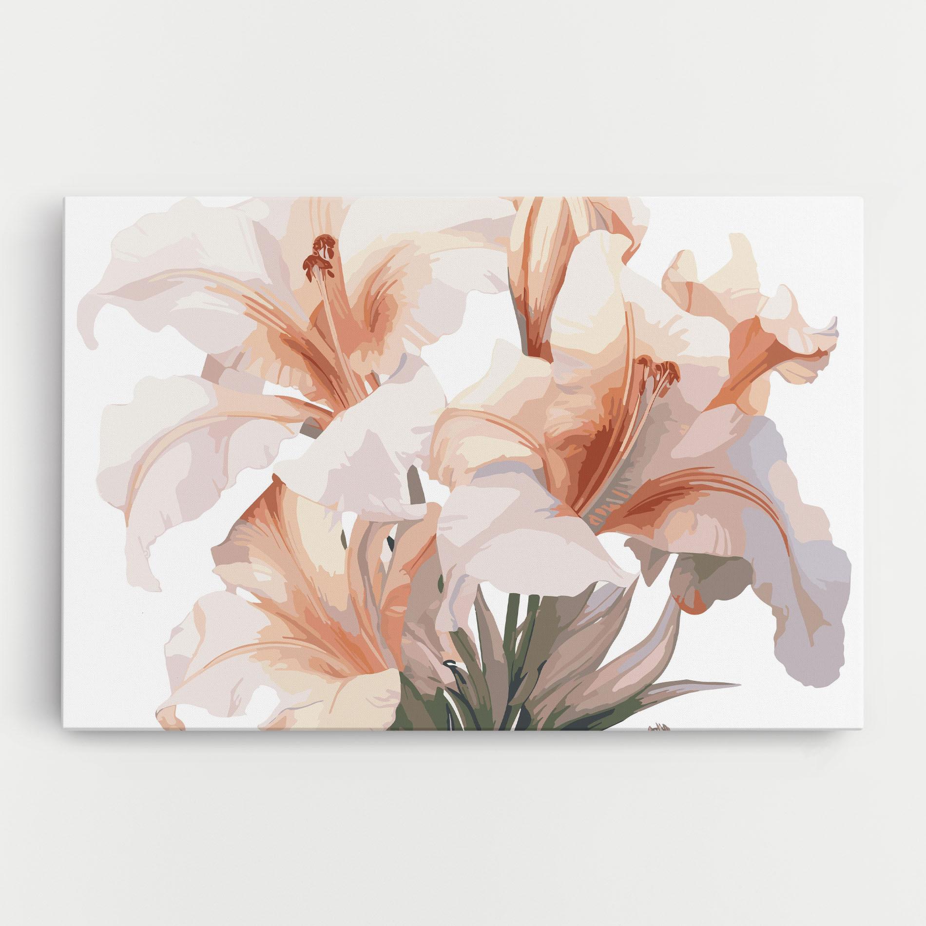 Tablou Canvas Light Orange Iris mockup 0