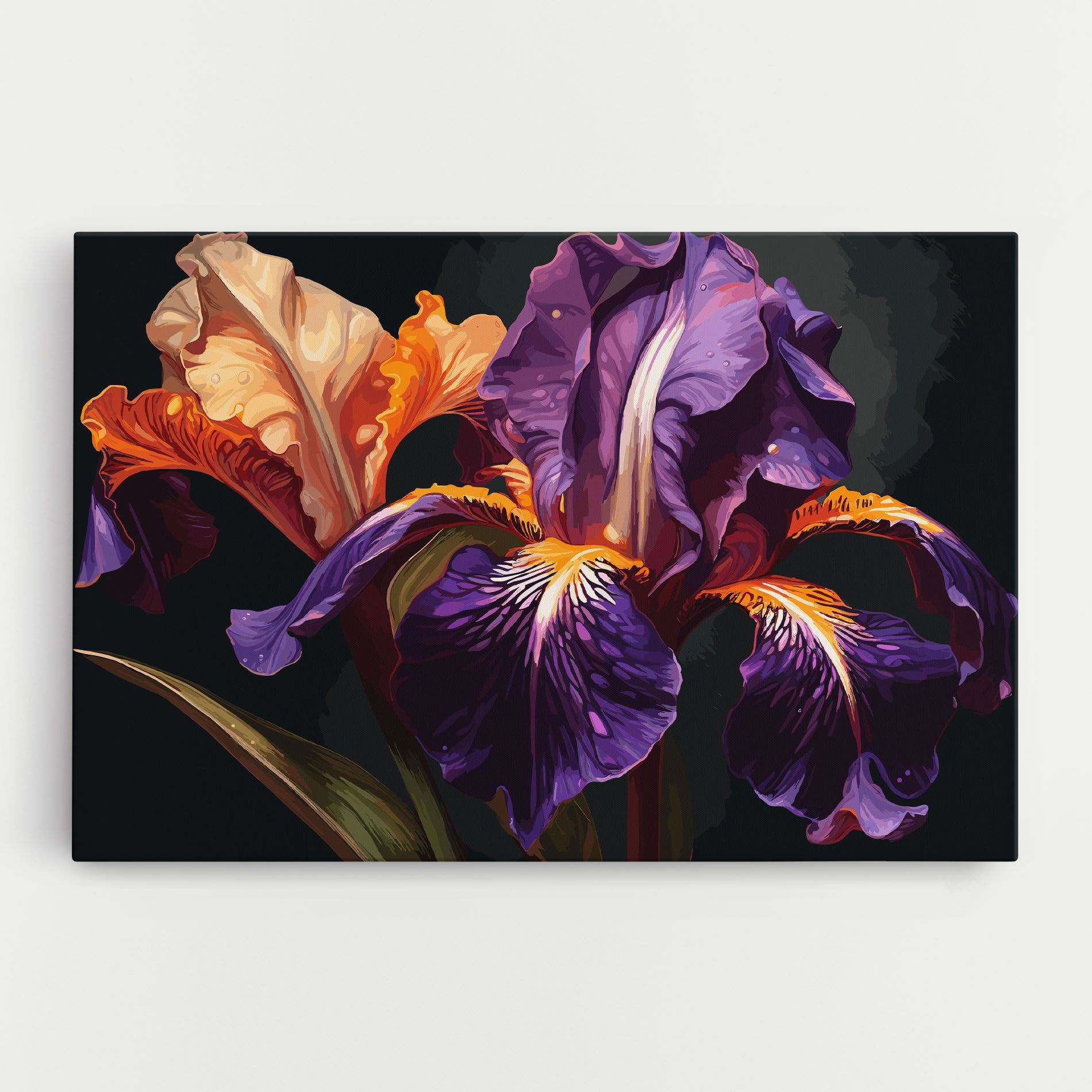 Purple Orange Iris mockup 0