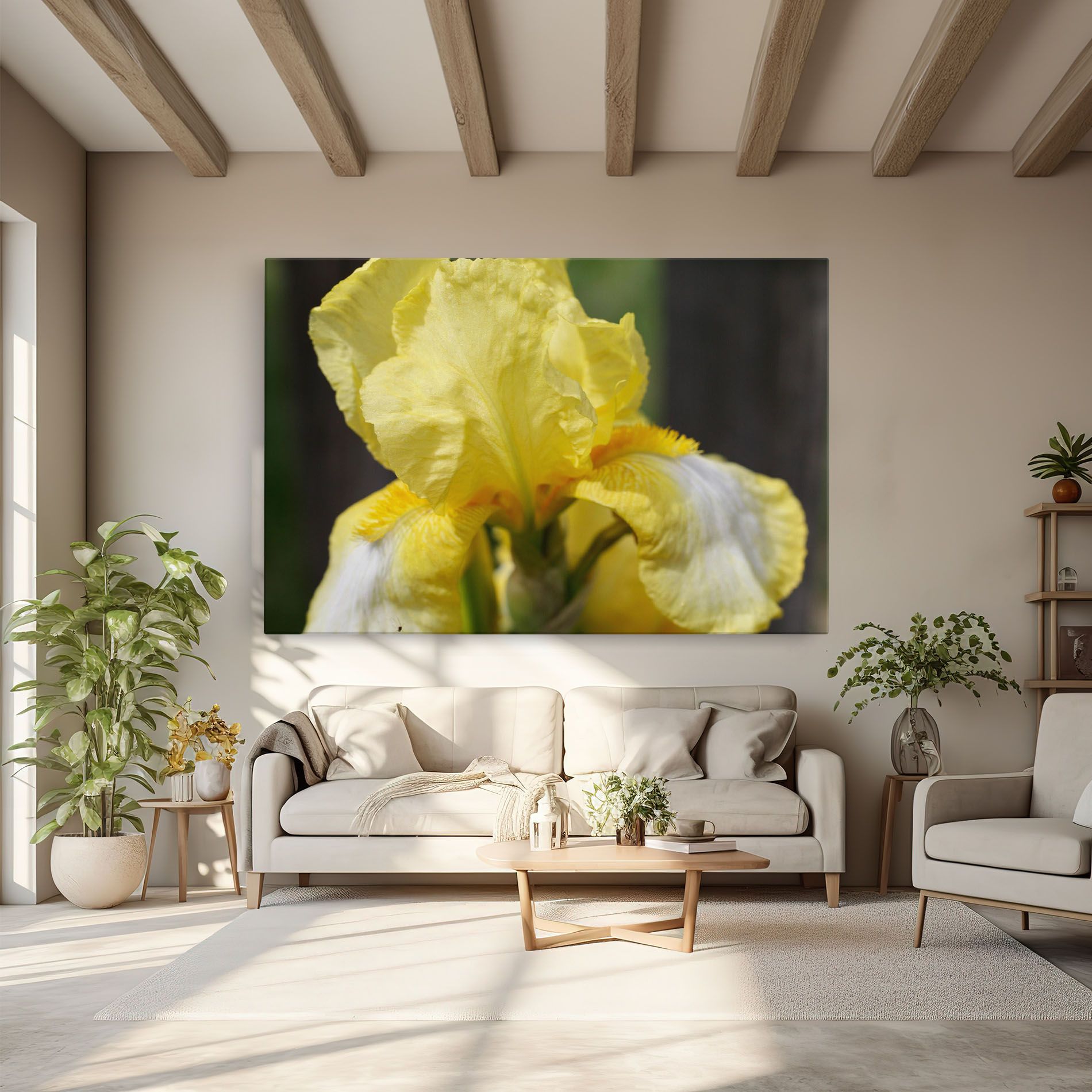 Garden Yellow Iris mockup 6