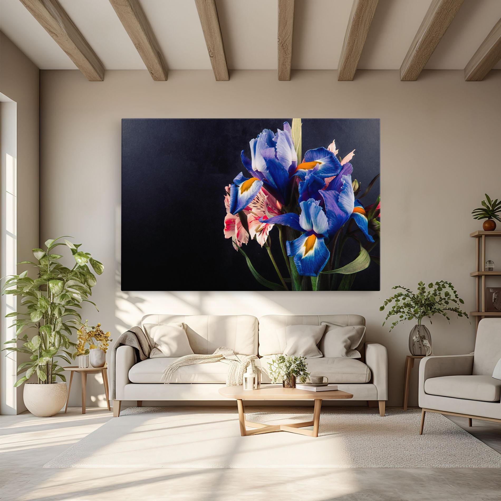 Tablou Canvas Iris Bouquet mockup 6